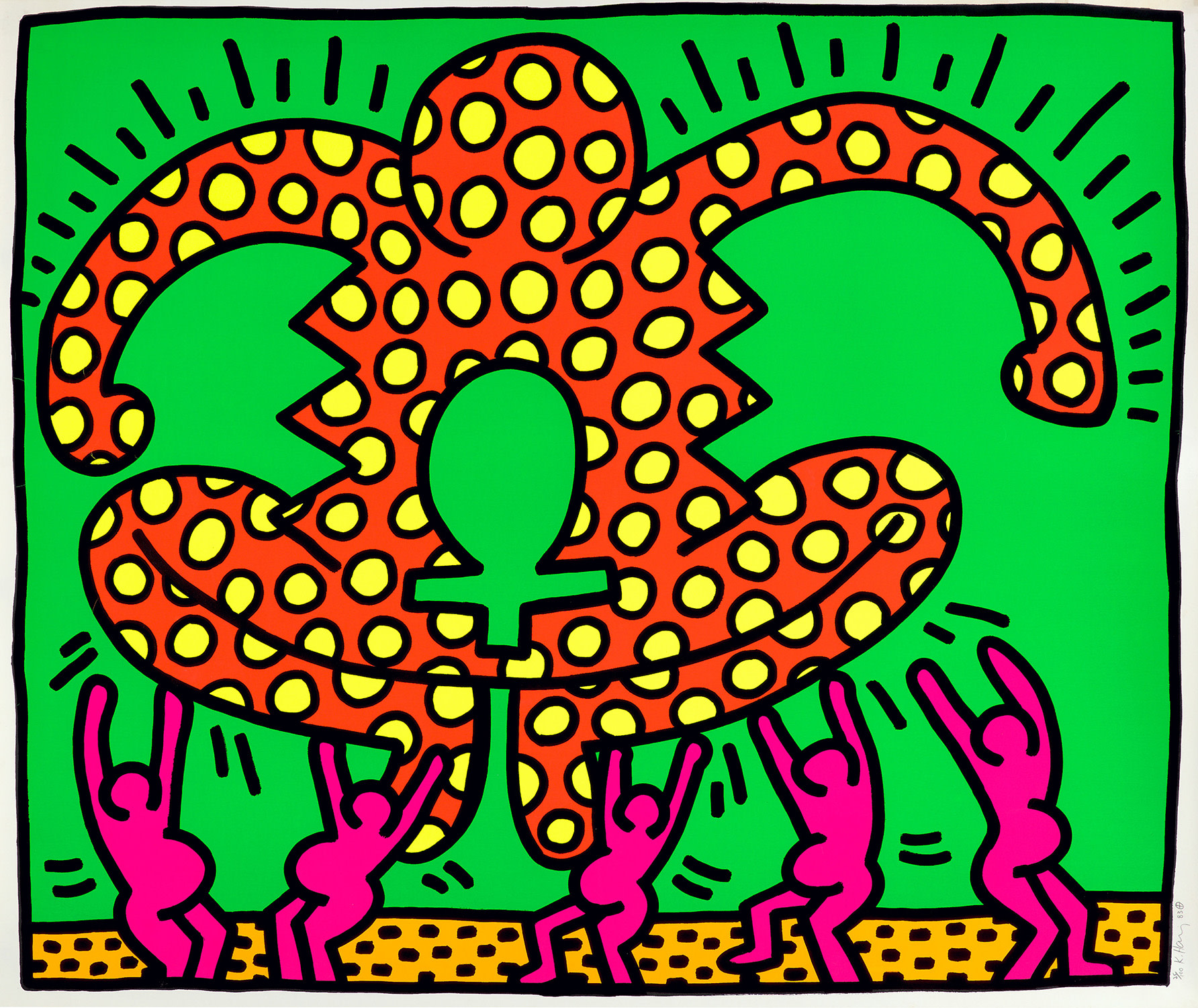 Keith Haring — The Fertility Suite: one plate (L. p. 33)