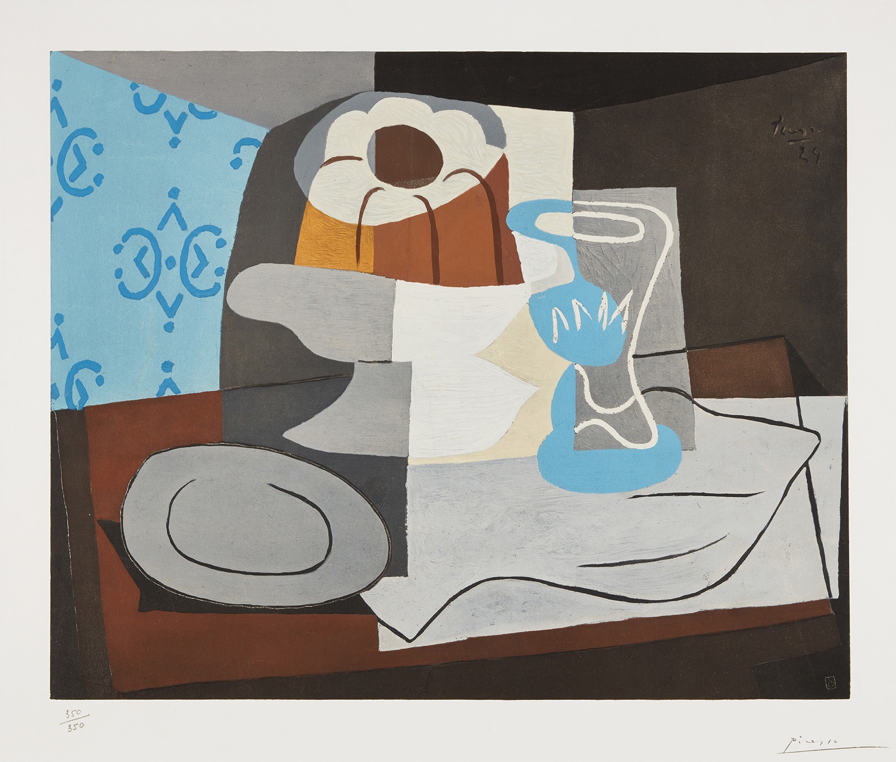 Pablo Picasso — Nature morte à la Charlotte (Still Life with a Charlotte Cake)