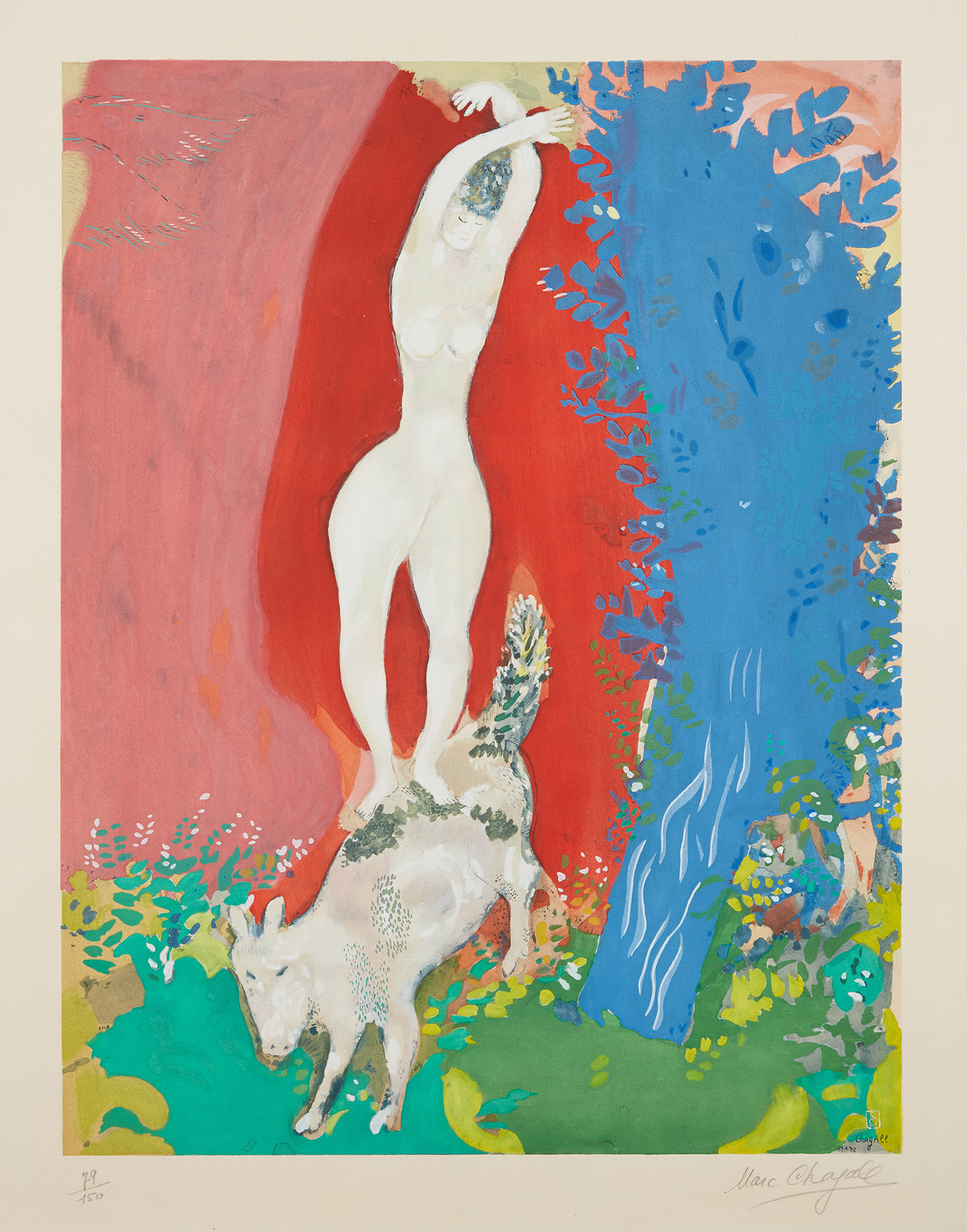 Marc Chagall — Femme de cirque (Circus Woman) (Ma. 1206)