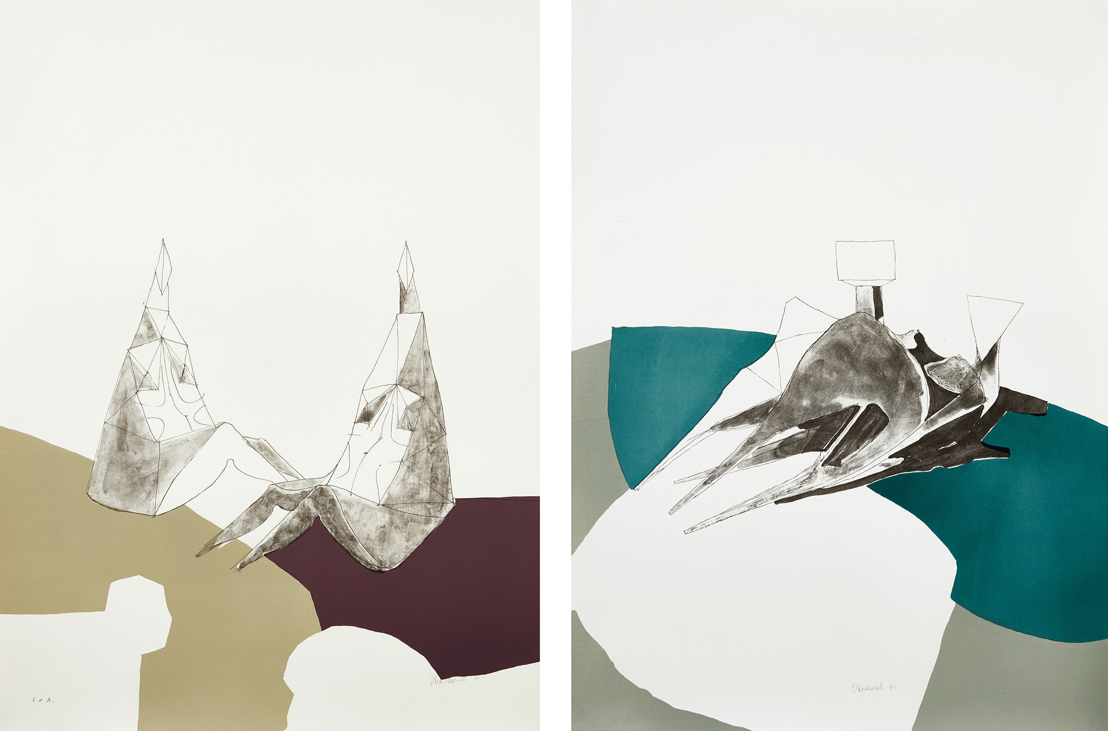 Ladies; and Hommage à Picasso (F. & C. L23; and L27)