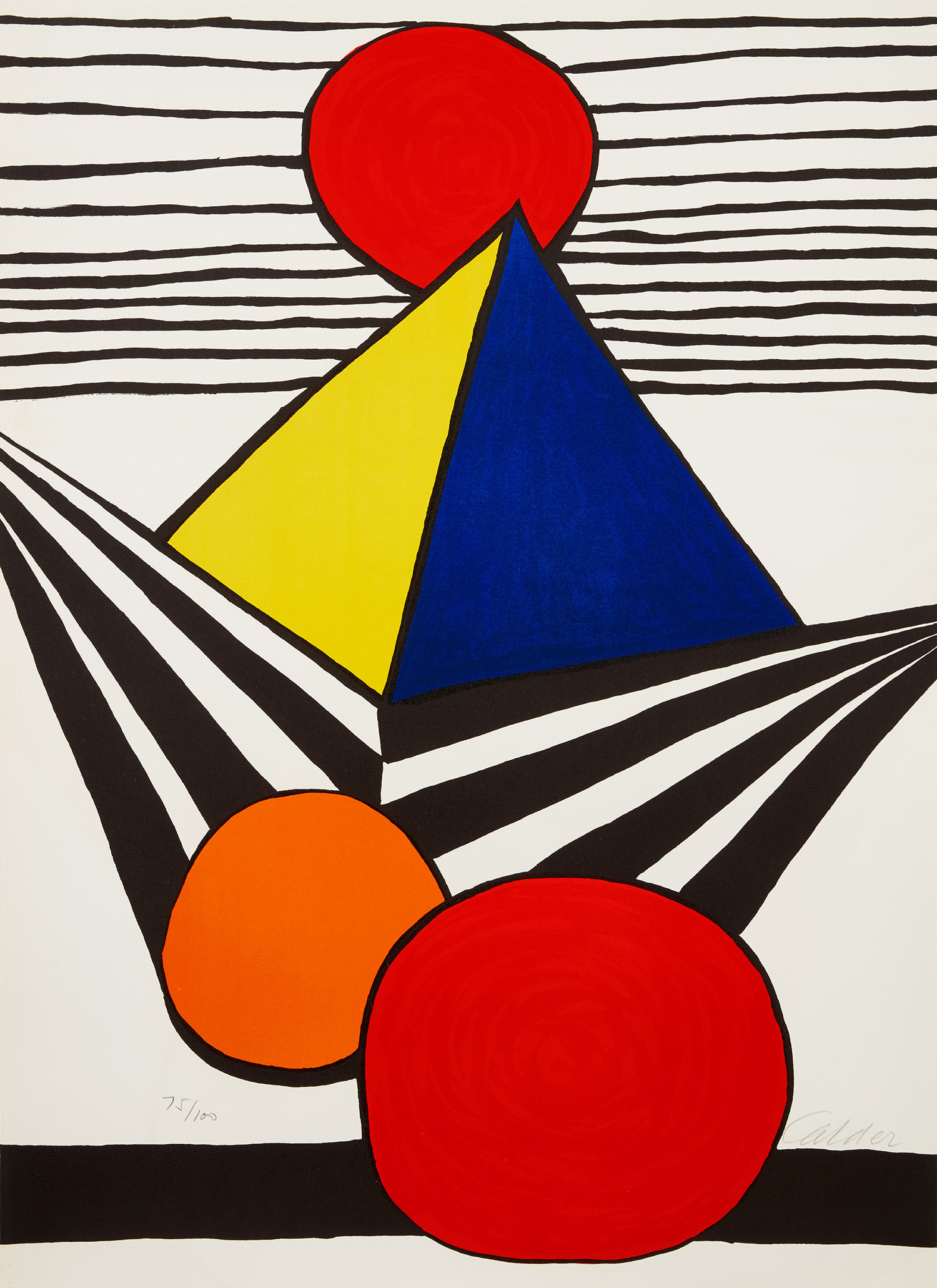 Alexander Calder — La Mémoire élémentaire (Elementary Memory): plate 11