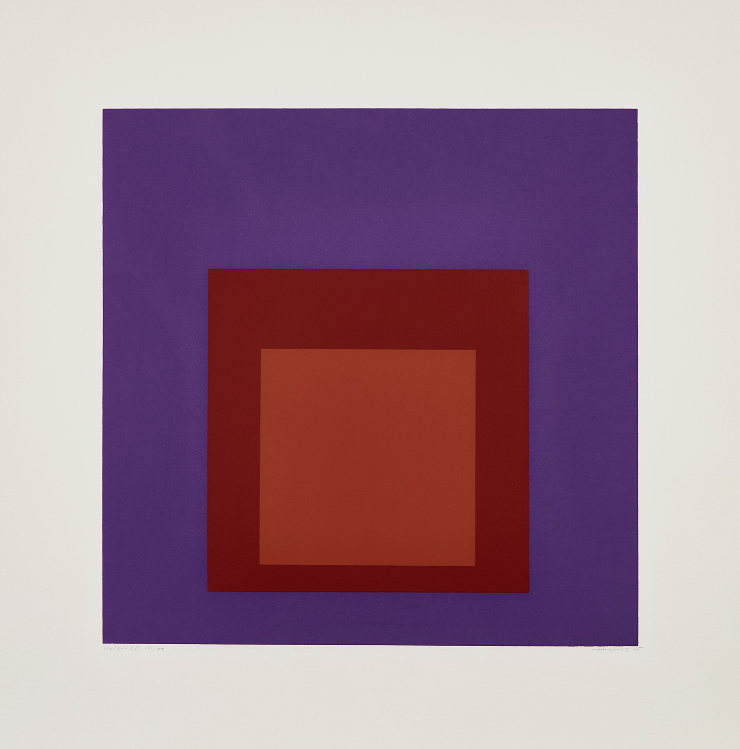 Josef Albers — Palatial, from Soft Edge–Hard Edge (D. 165.2)