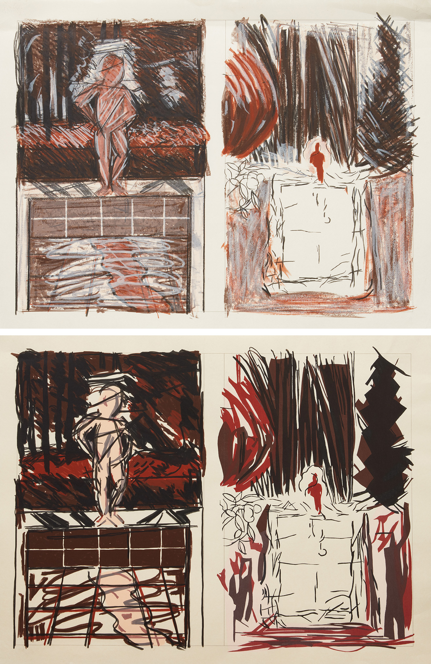 In the Garden #40: Panel A; and Panel C (see O. M. 11)