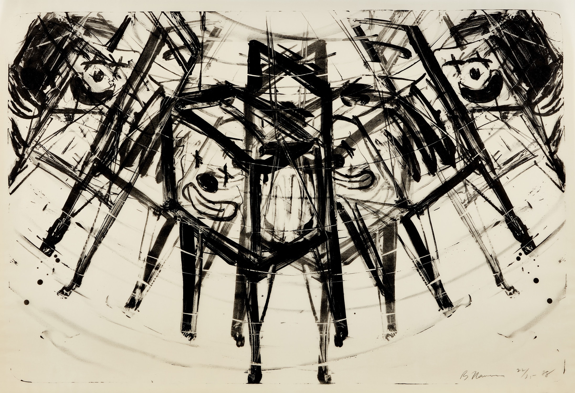 Bruce Nauman — T.V. Clown (C. 55)