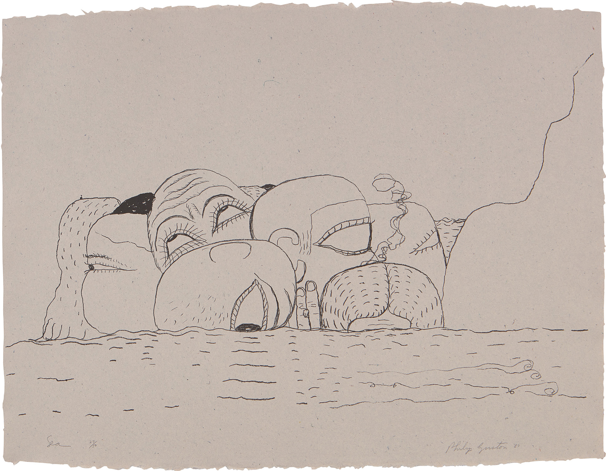 Philip Guston — Sea (G. 869, S. 26)