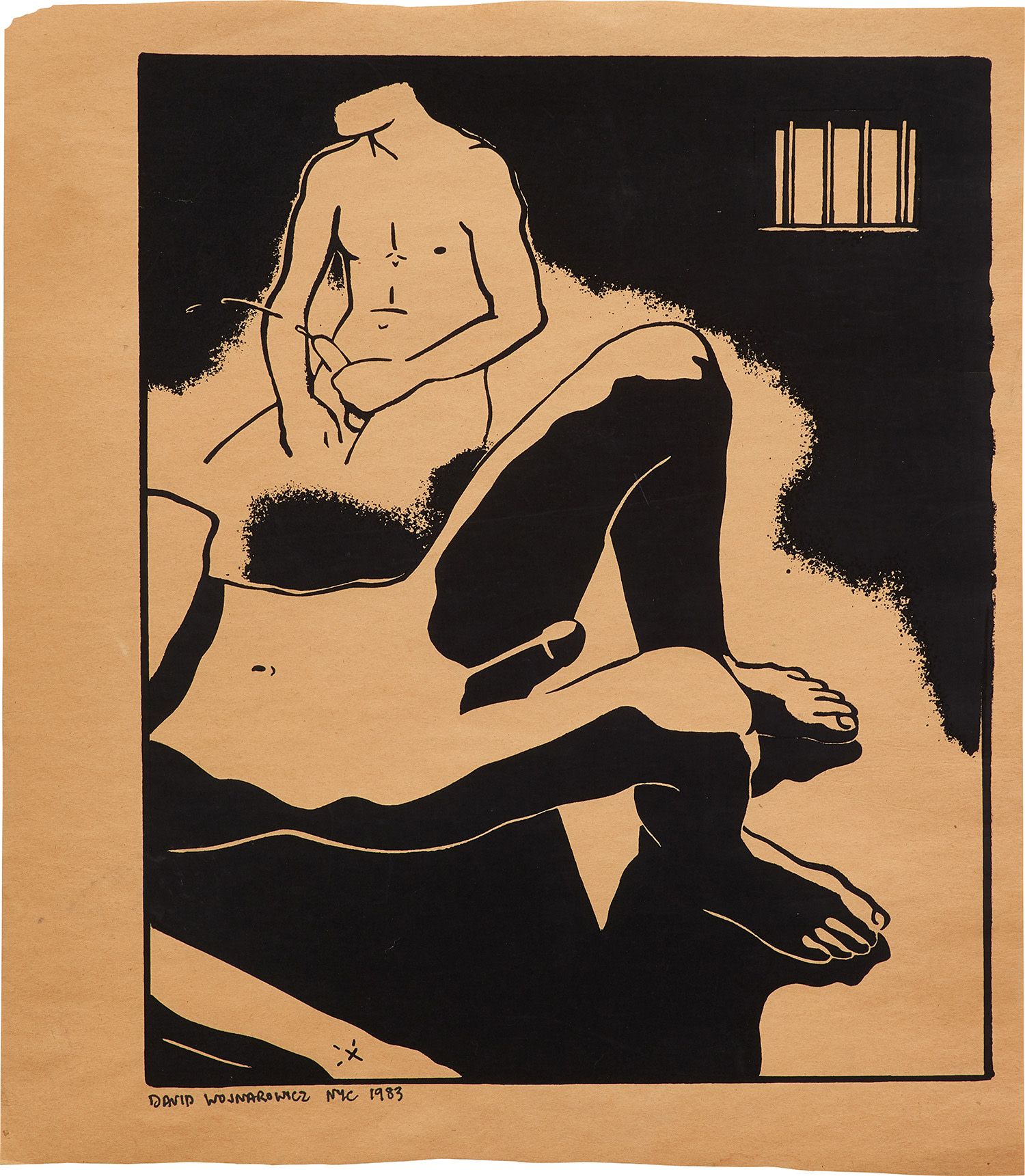 Jean Genêt Masturbating in Metteray Prison