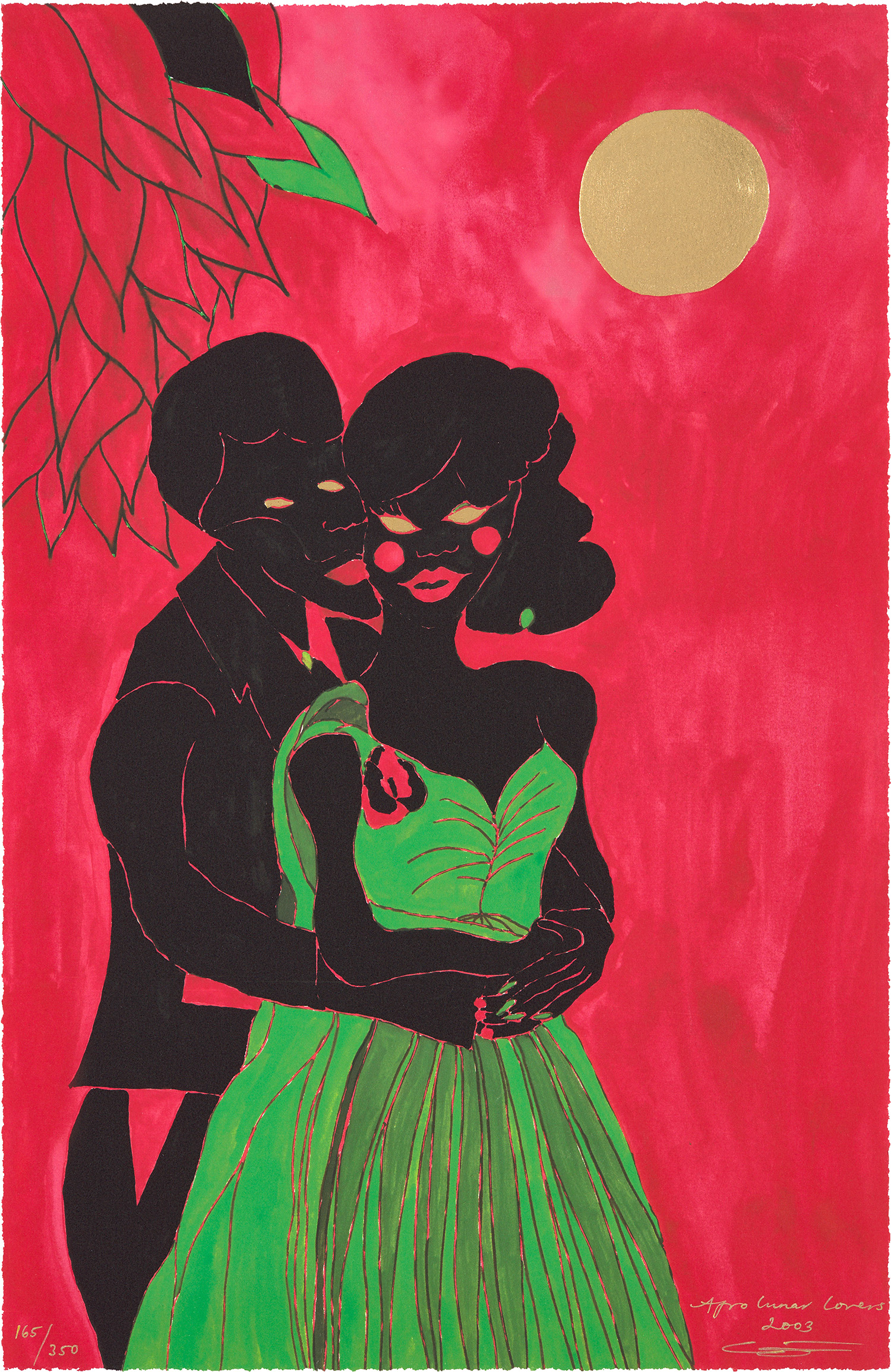 Chris Ofili — Afro Lunar Lovers