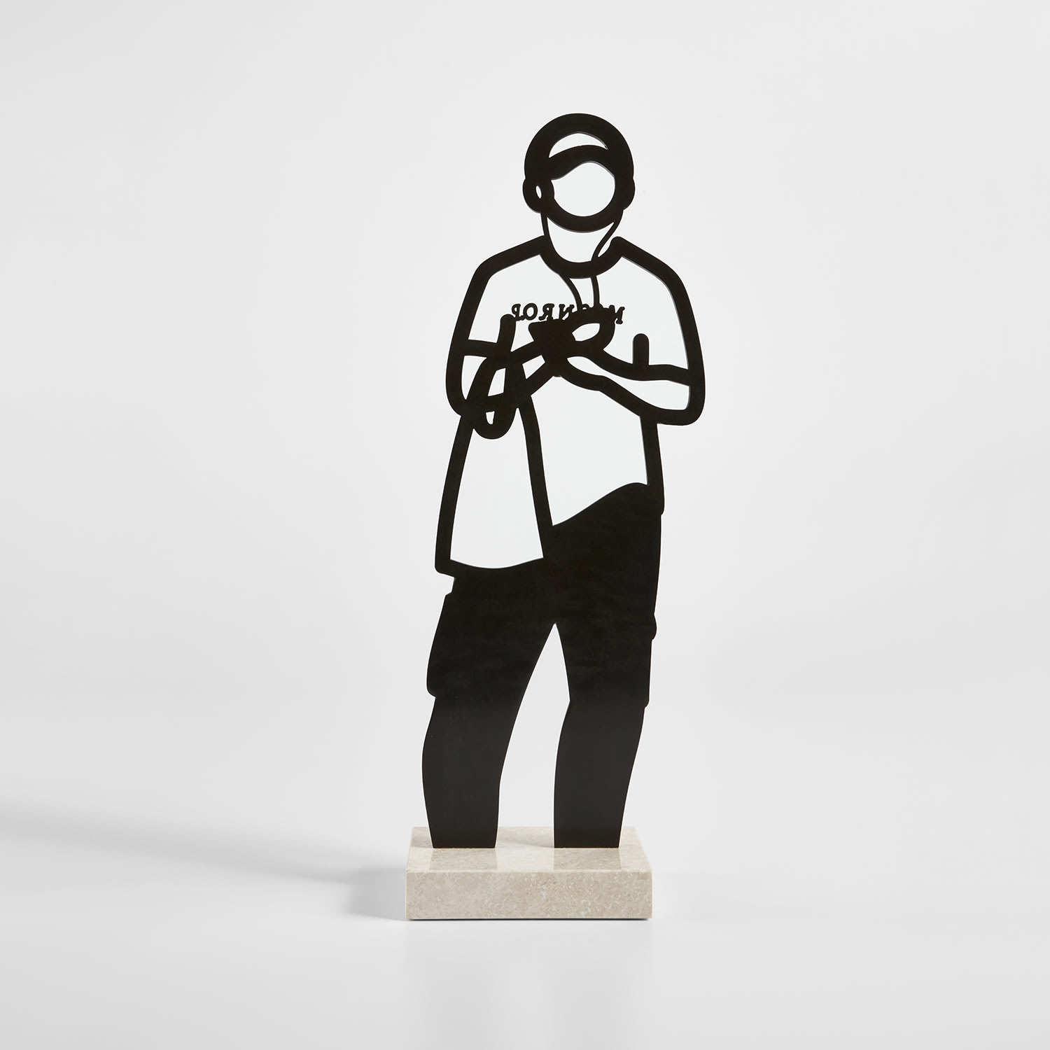 Julian Opie — Headphones, from Melbourne Statuettes