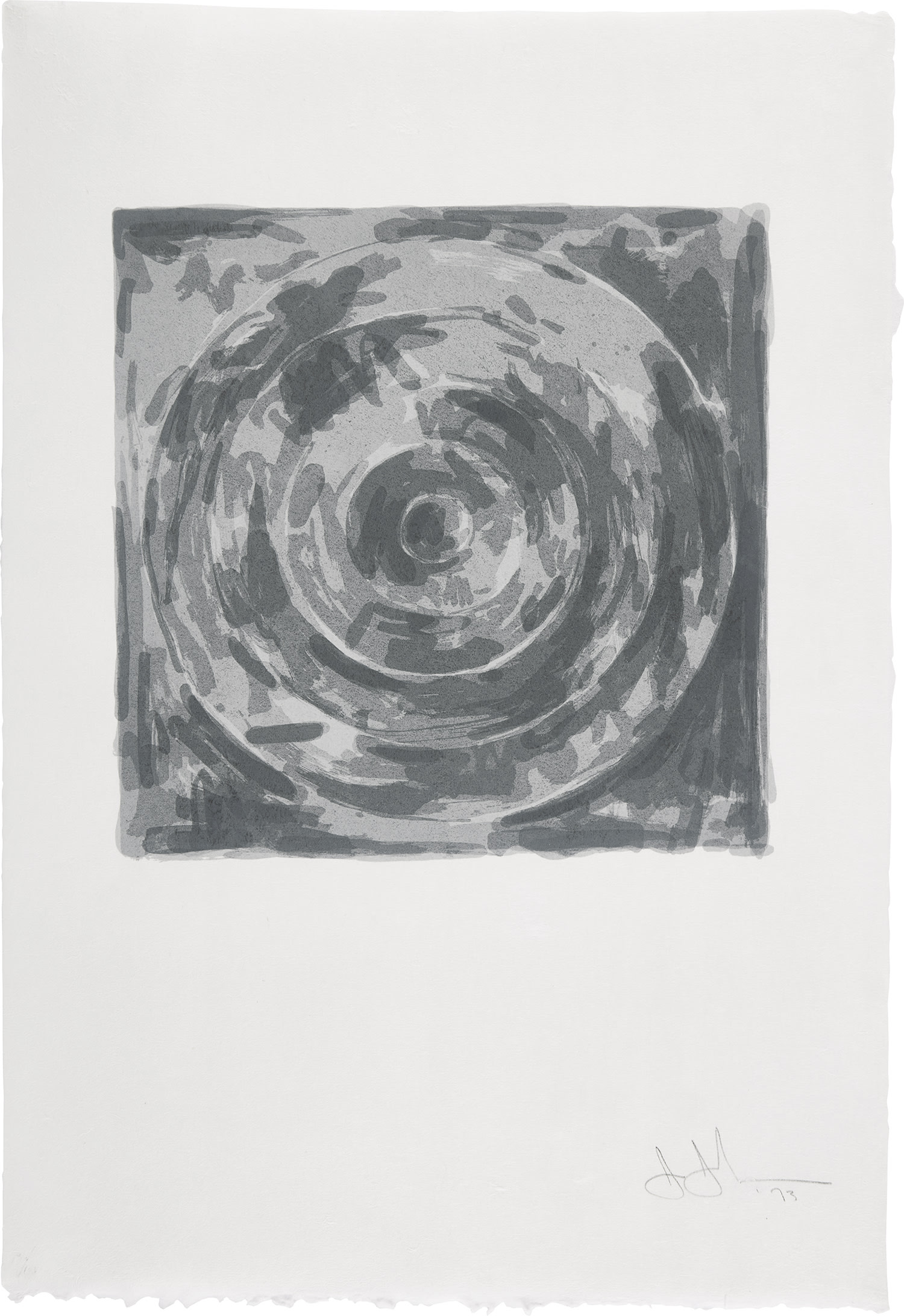 Jasper Johns — Target, from For Meyer Schapiro (U.L.A.E. 126)