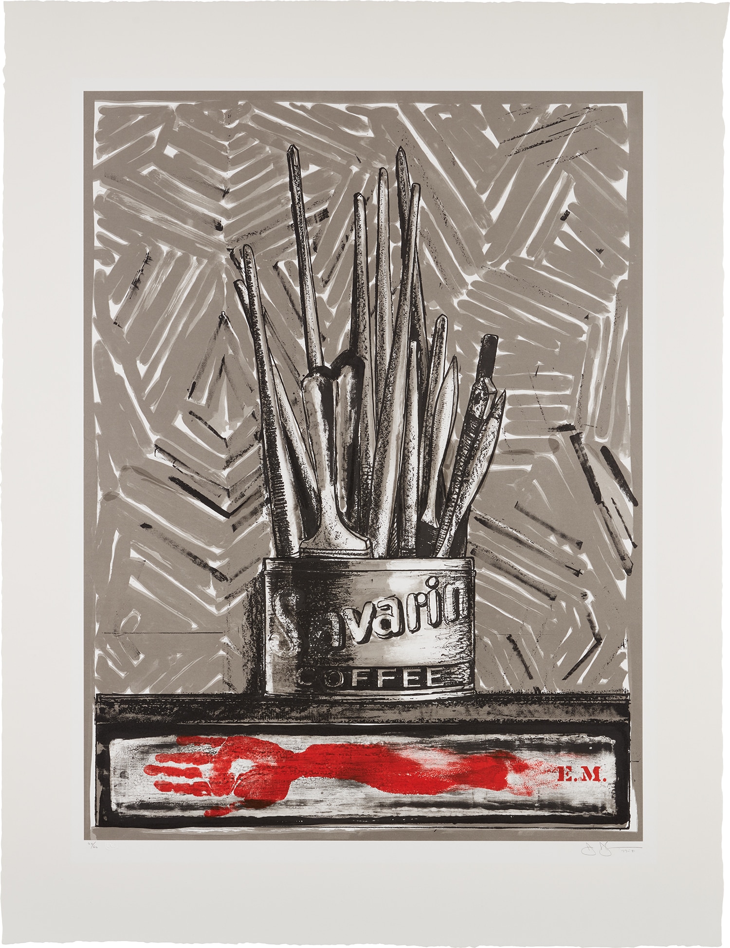 Jasper Johns — Savarin (U.L.A.E. 220)