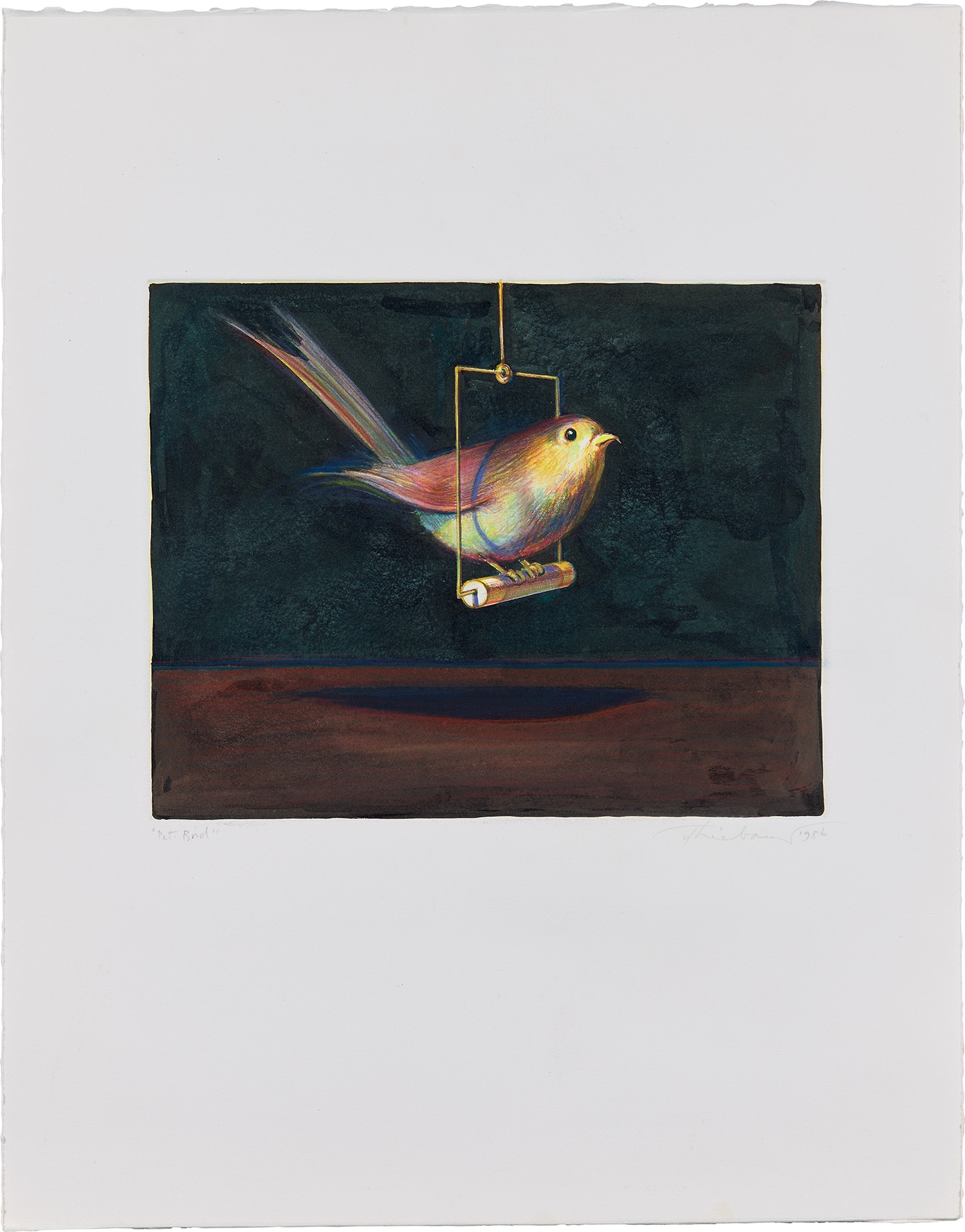 Wayne Thiebaud — Pet Bird