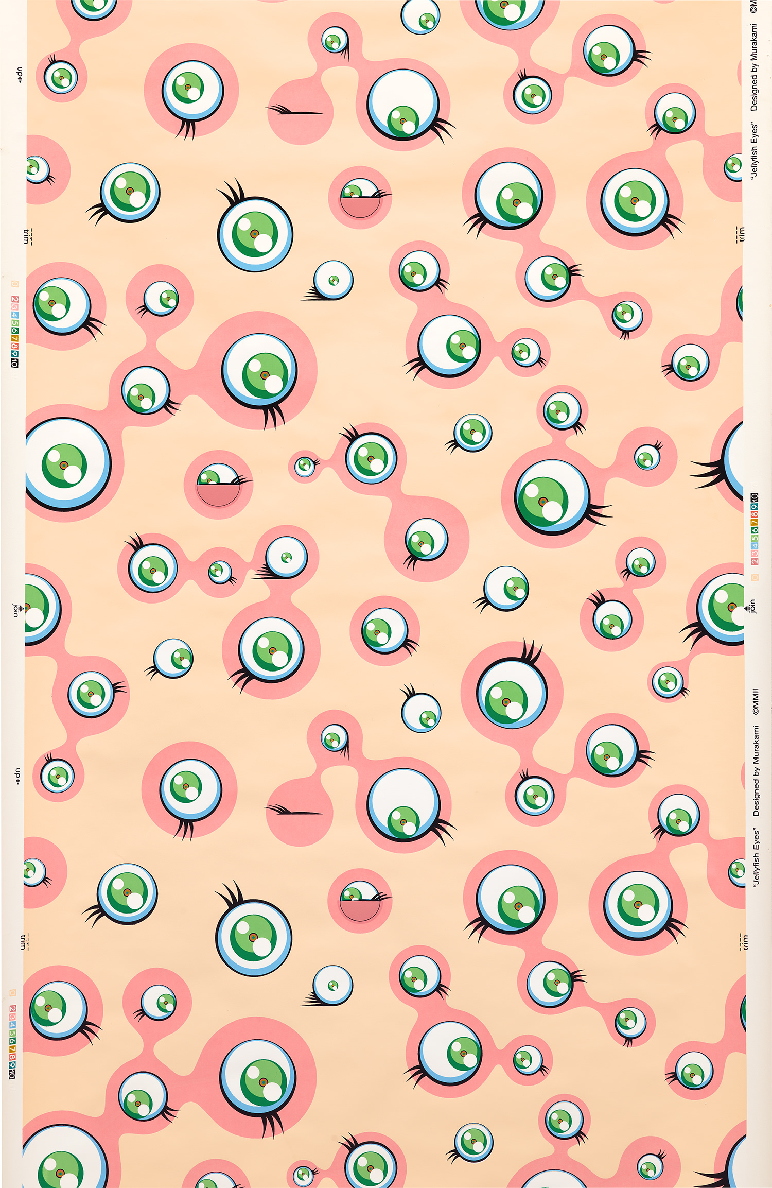 Takashi Murakami — Jellyfish Eyes (wallpaper)