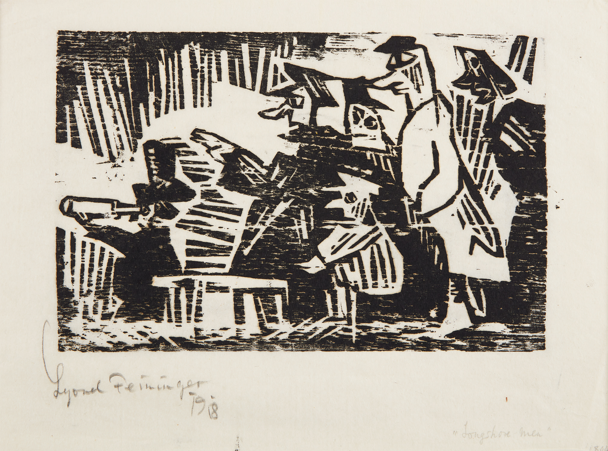 Lyonel Feininger — Auf dem Ausguck (On the Lookout) (P. W9)