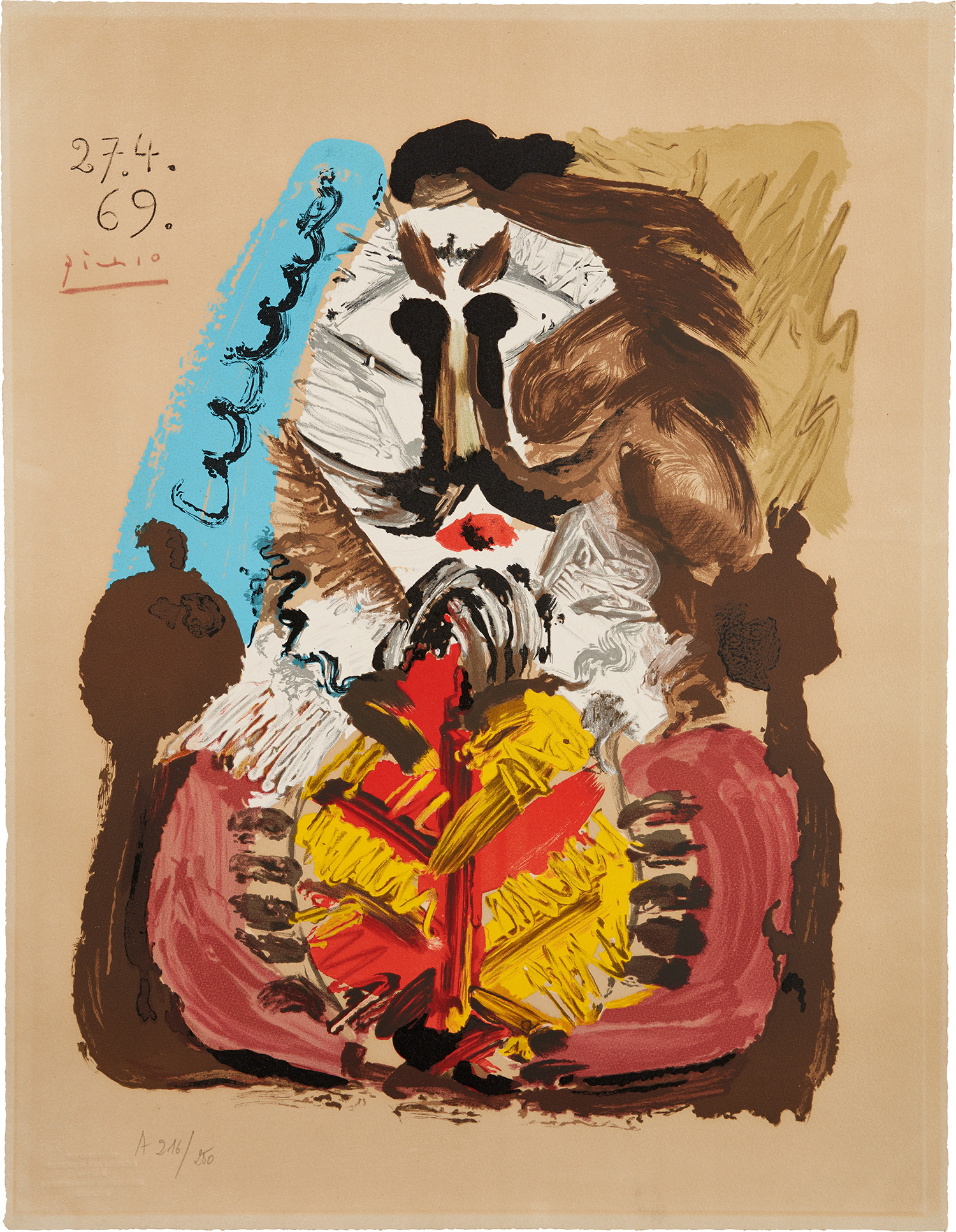 Pablo Picasso — Les Portraits imaginaire (Imaginary Portraits): one plate