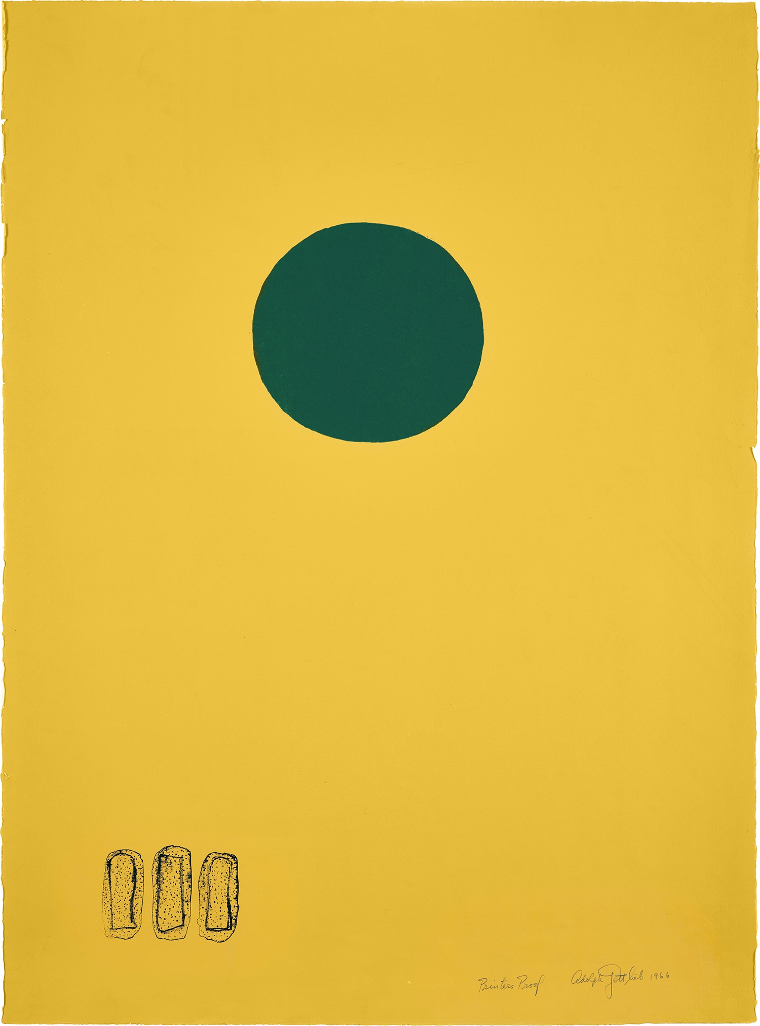 Chrome Yellow, Green Disc (A.A.A. 36)