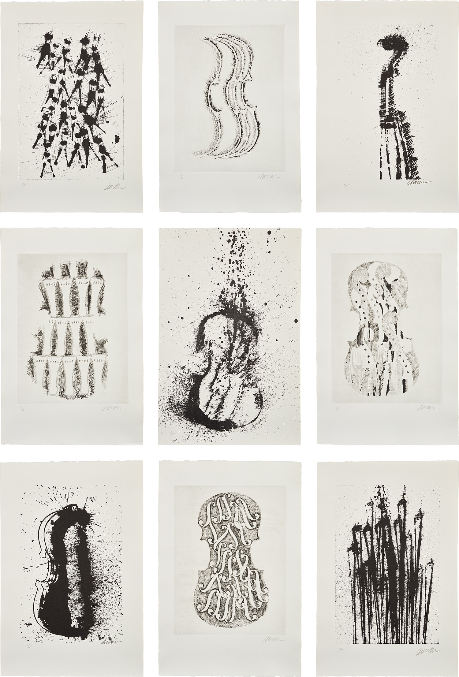 Arman — Le Traité du violon (Violin Treatise) (O. & M. 248)