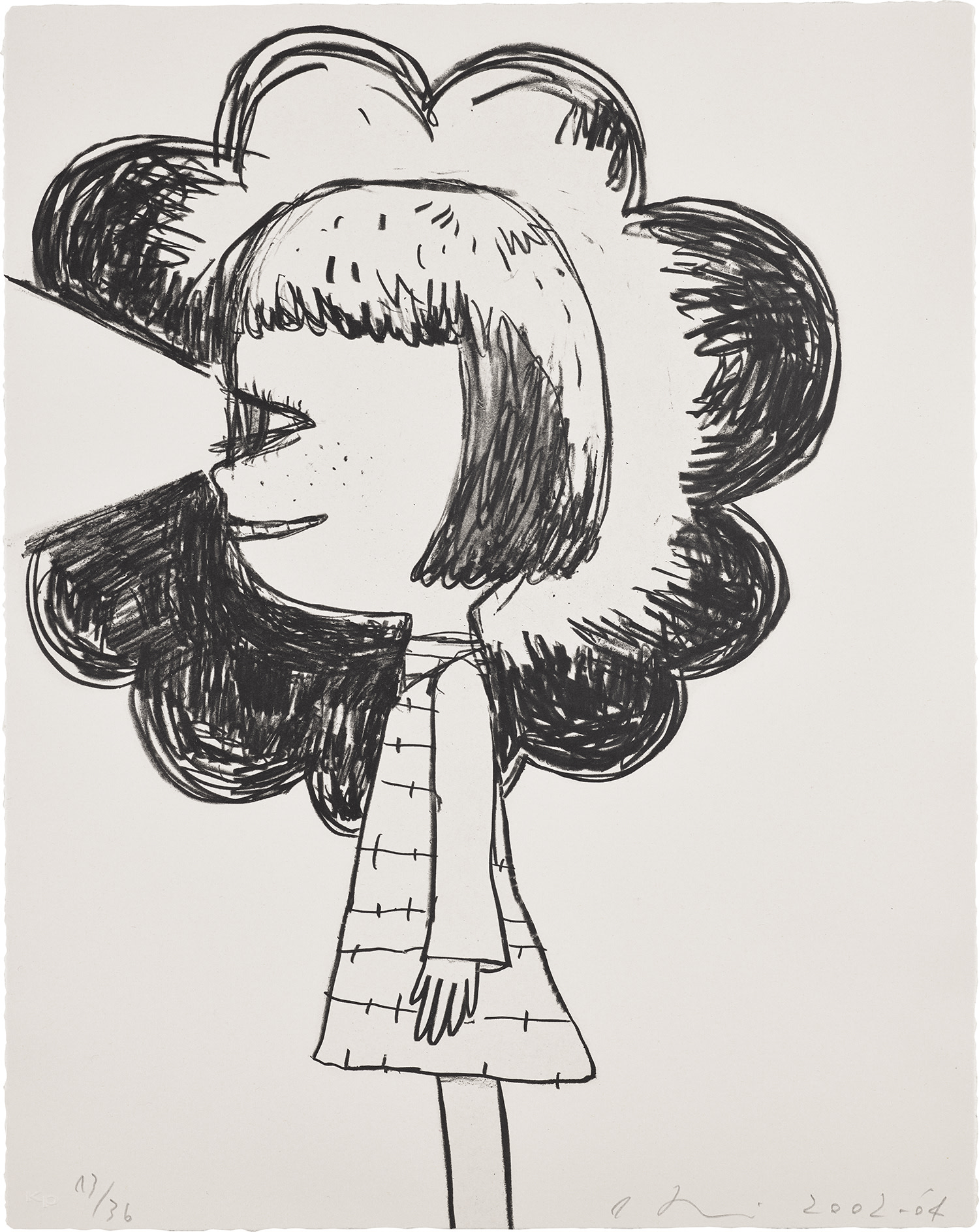 Yoshitomo Nara — Flashlight Girl (M. & S. E-2004-003)