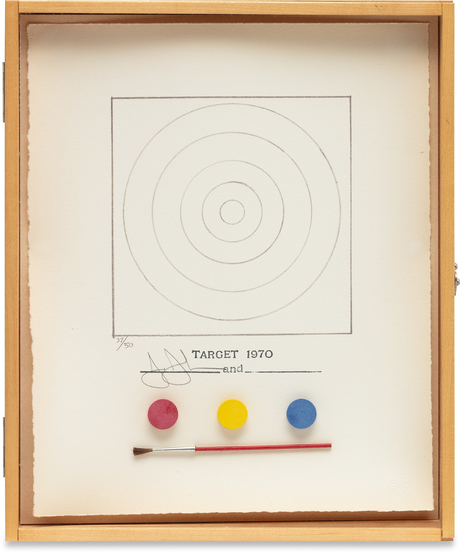 Jasper Johns — Target (G. 276, ULAE 89)