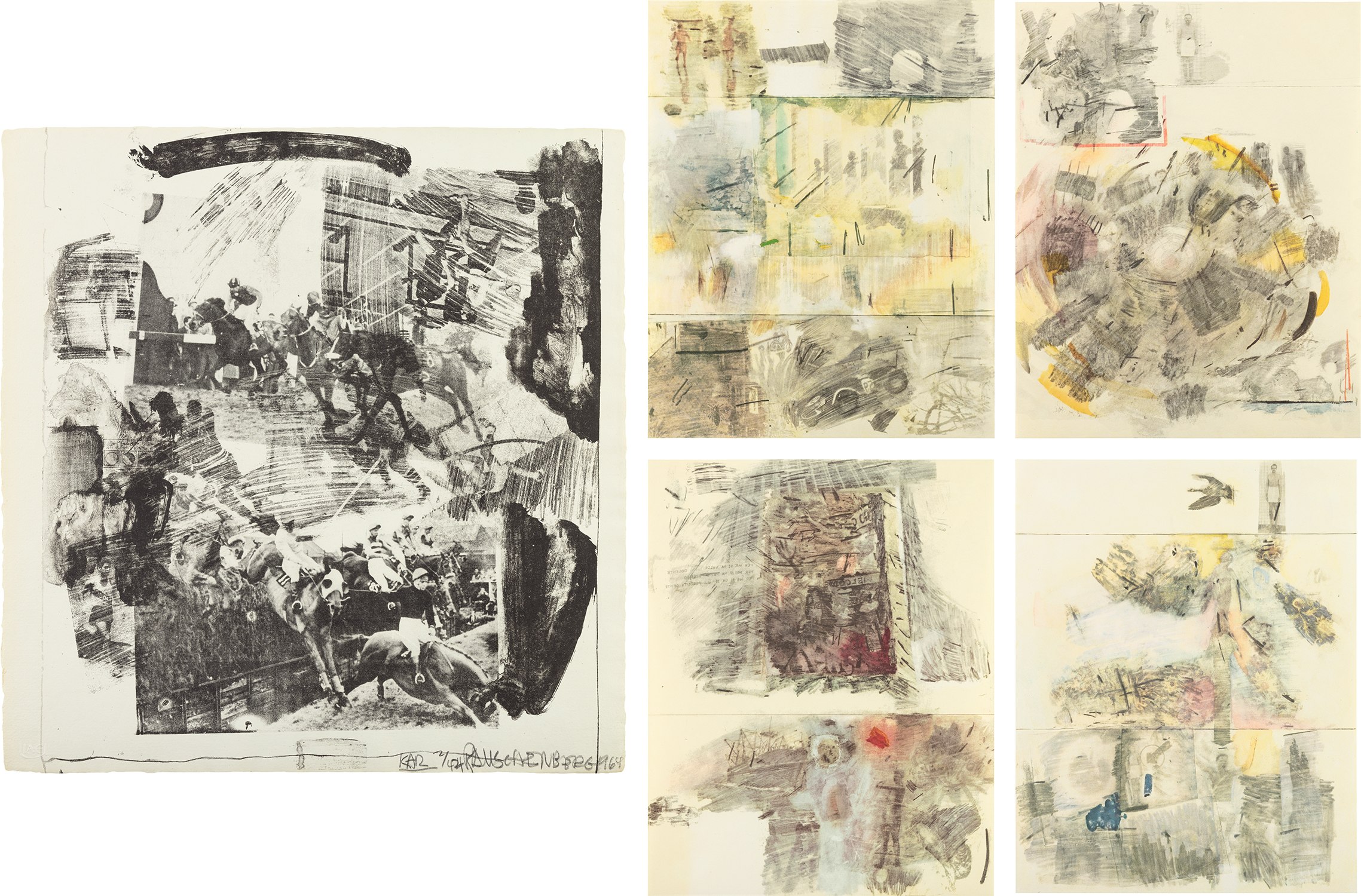 Robert Rauschenberg — XXXIV Drawings for Dante's Inferno (F. 19, S. 15)