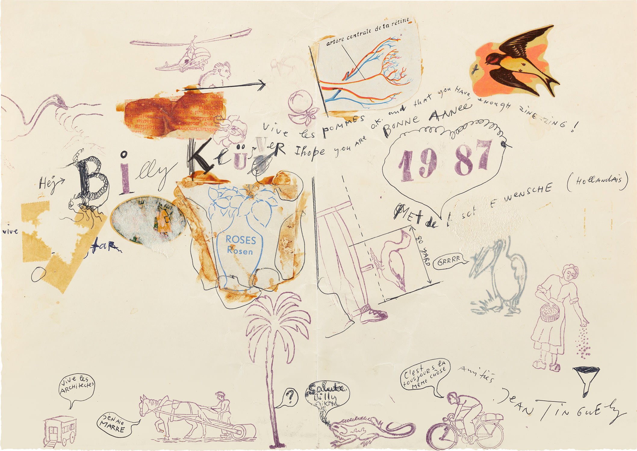 New Years greeting for Billy Klüver