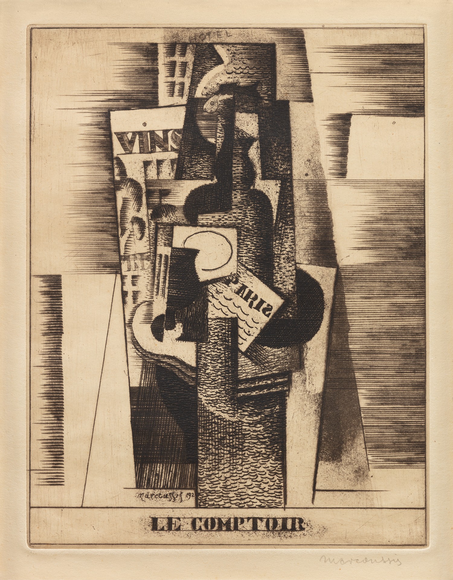 Le Comptoir, from Die Schaffenden (The Bar, from The Creators) (M. 35)