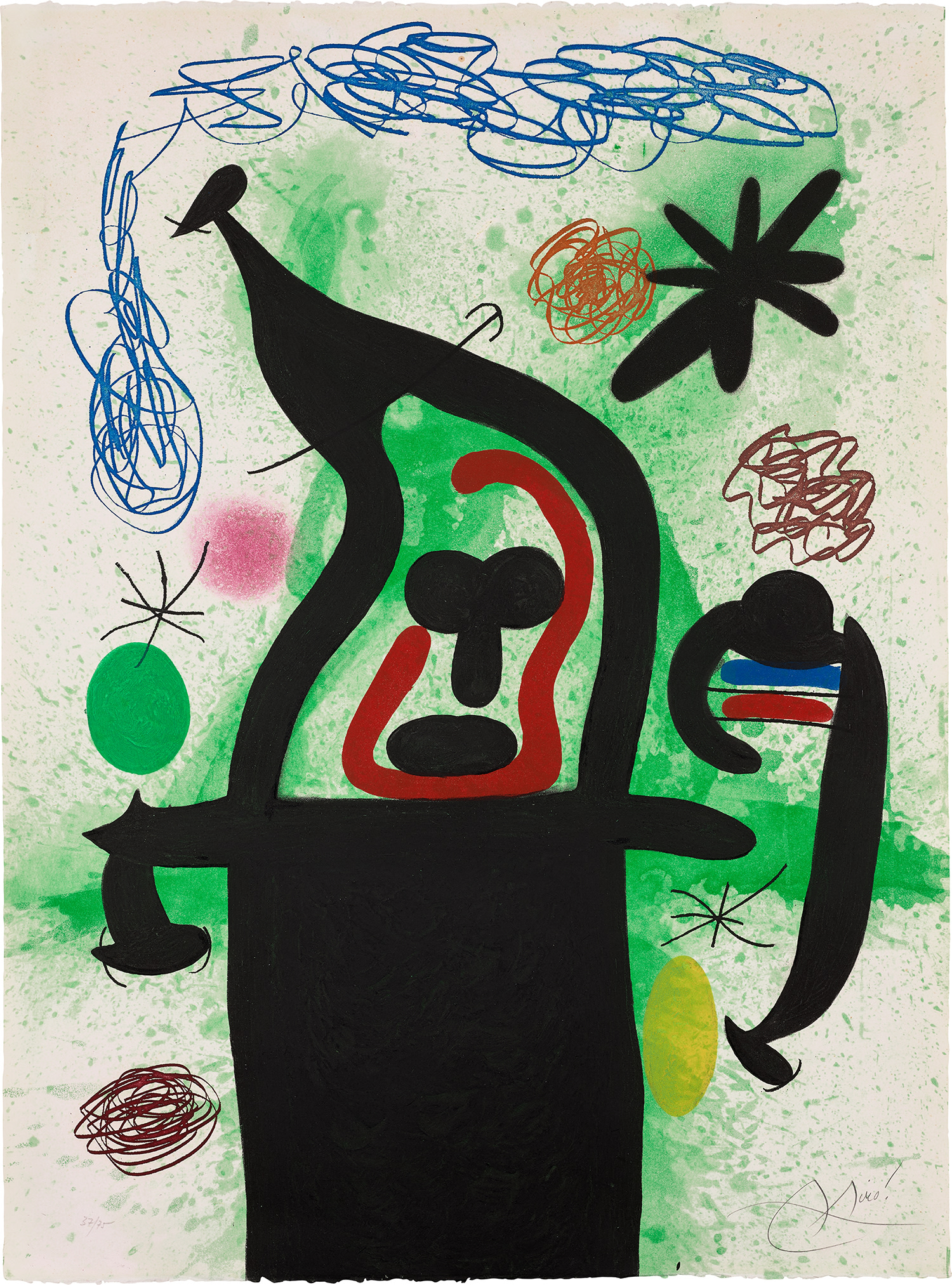 Joan Miró — La Harpie (The Harpy) (D. 506)