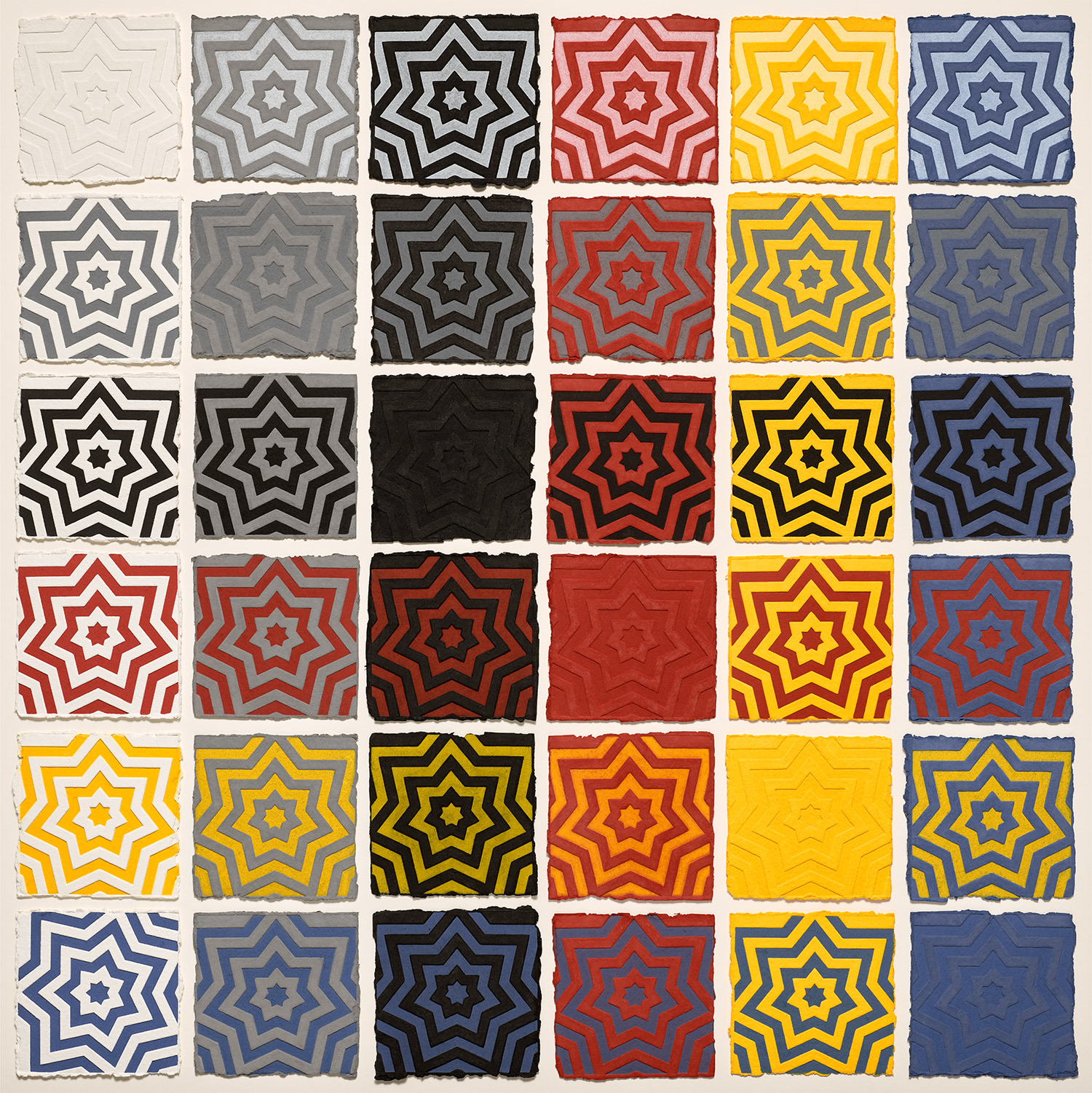 Sol LeWitt — Seven Pointed Stars (K. 1996.20)
