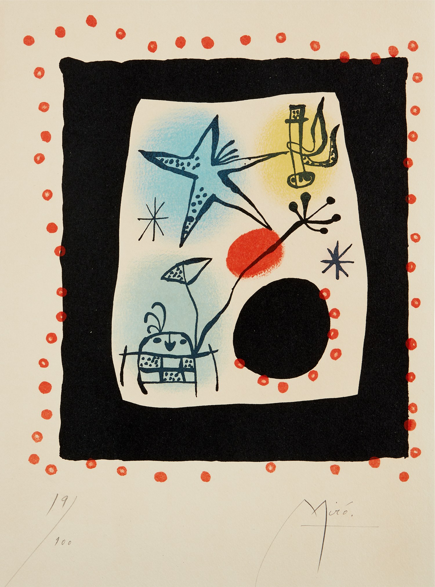 Joan Miró — Les Coccinelles (The Lady-Bugs) (M. 272)