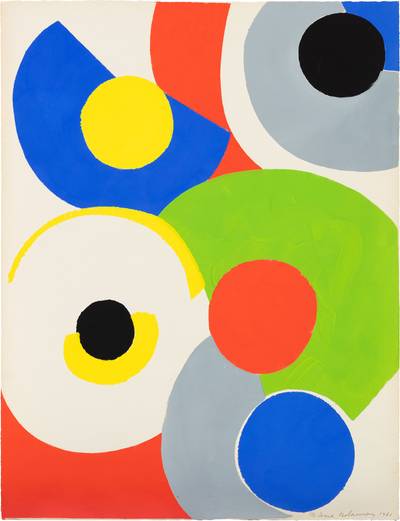 Poésie de mots, poésie de couleurs (The Poetry of Words, The Poetry of Colors): one plate