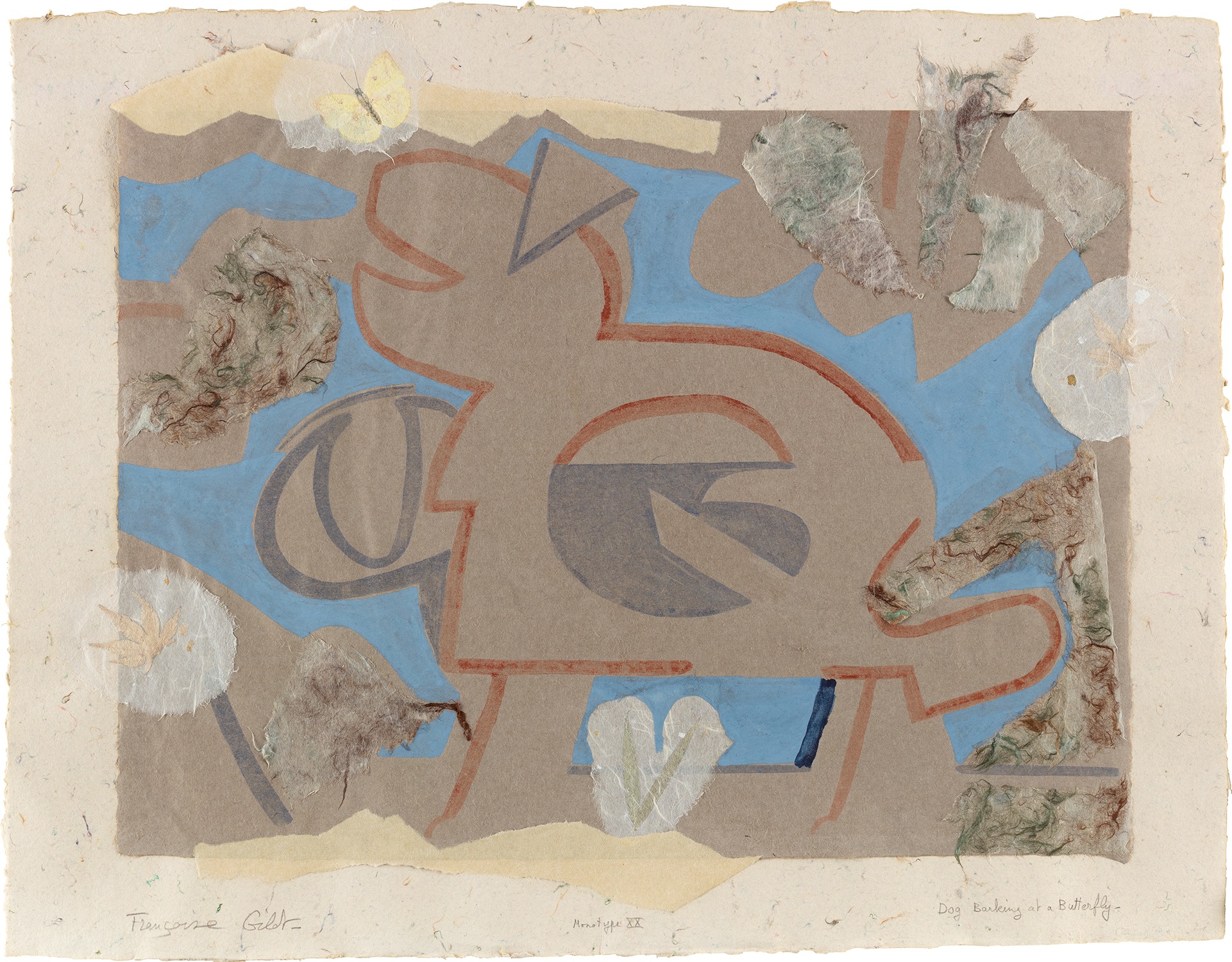 Françoise Gilot — The Dog Barking at a Butterfly