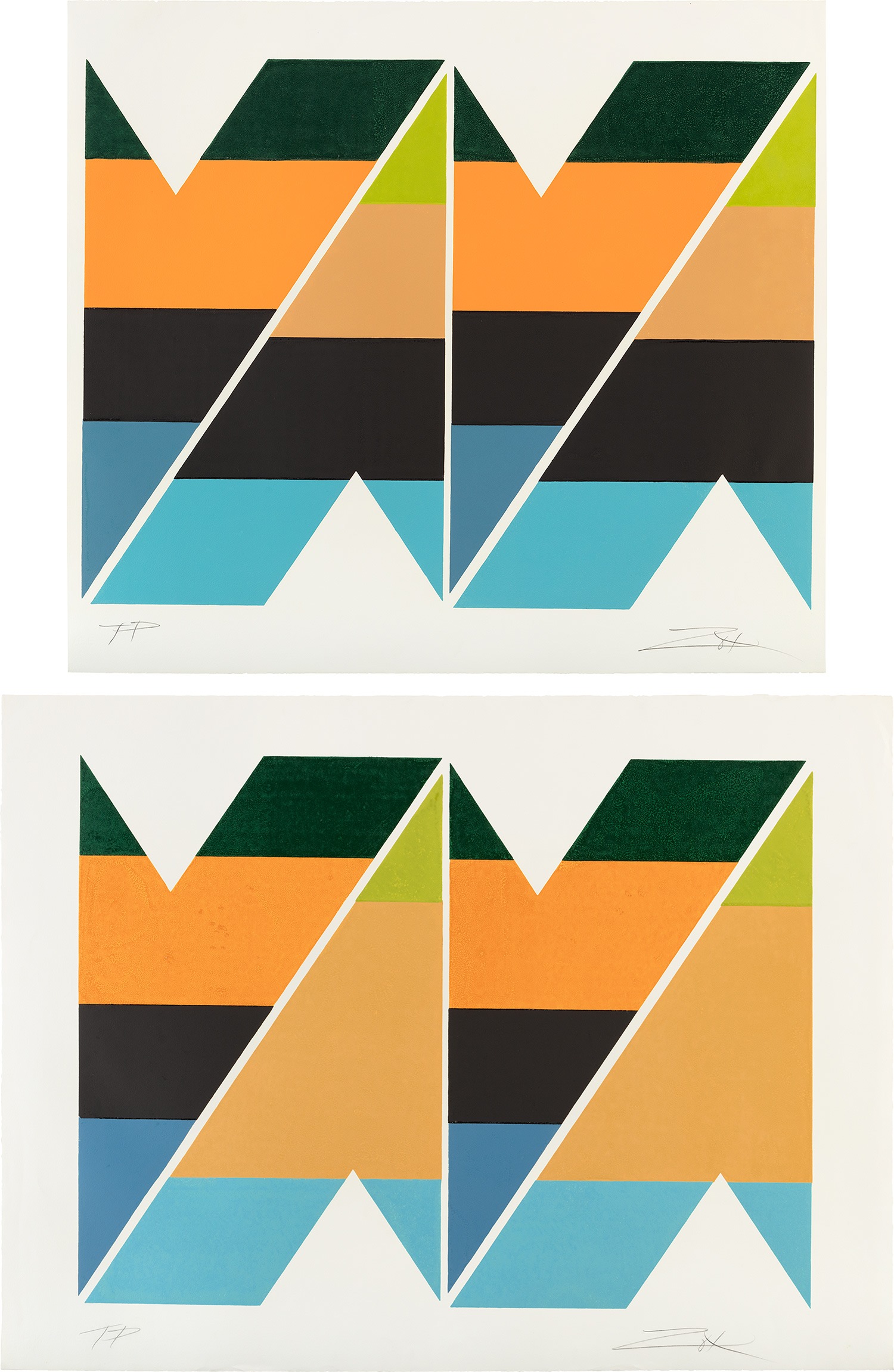 Larry Zox — Scissors Jack I; and Scissors Jack II