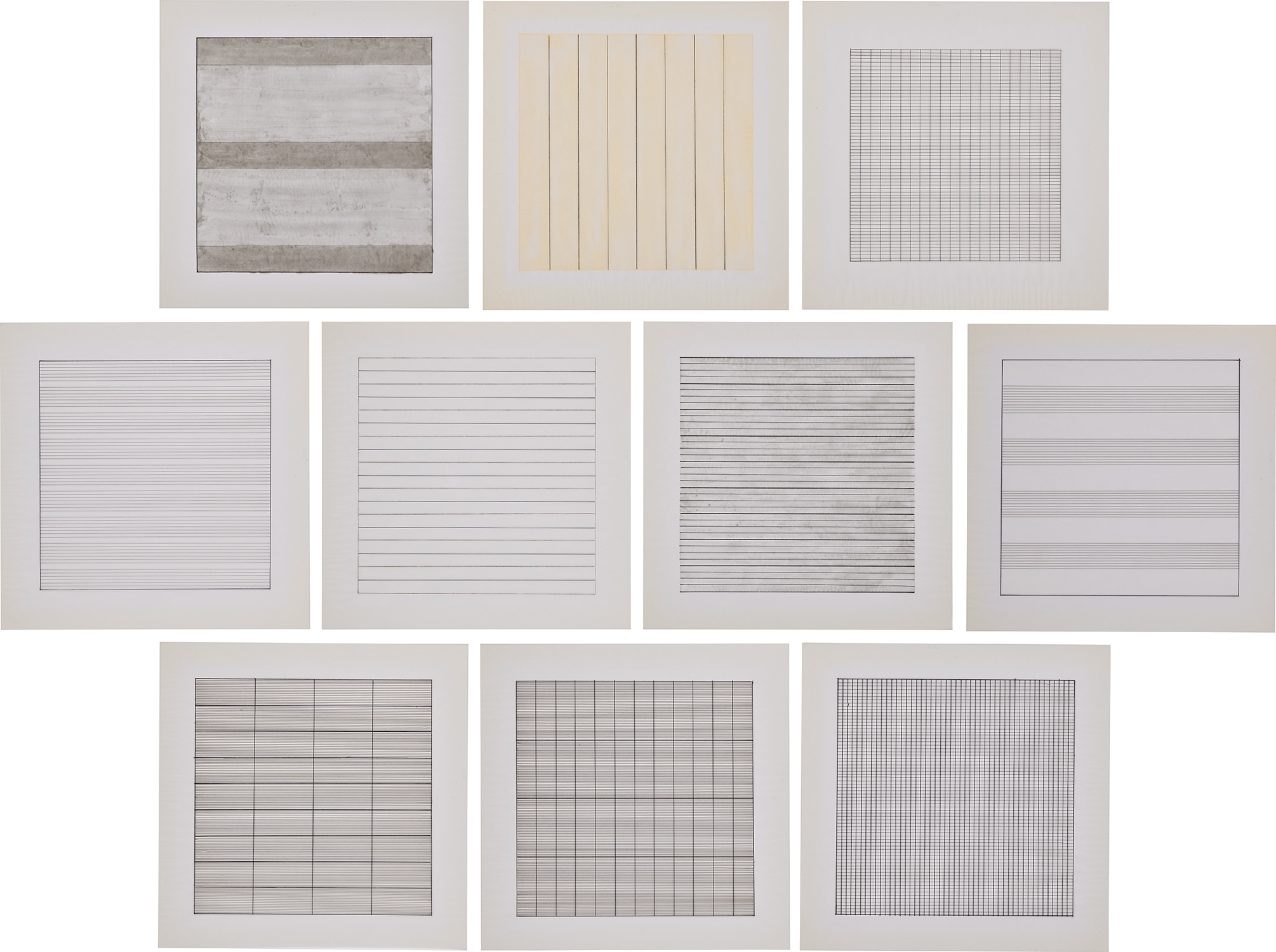 Agnes Martin Painting and Drawings 1974-1990