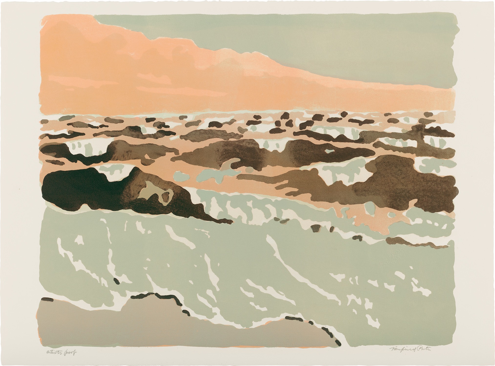 Fairfield Porter — Ocean II (The Gale) (L. 27)