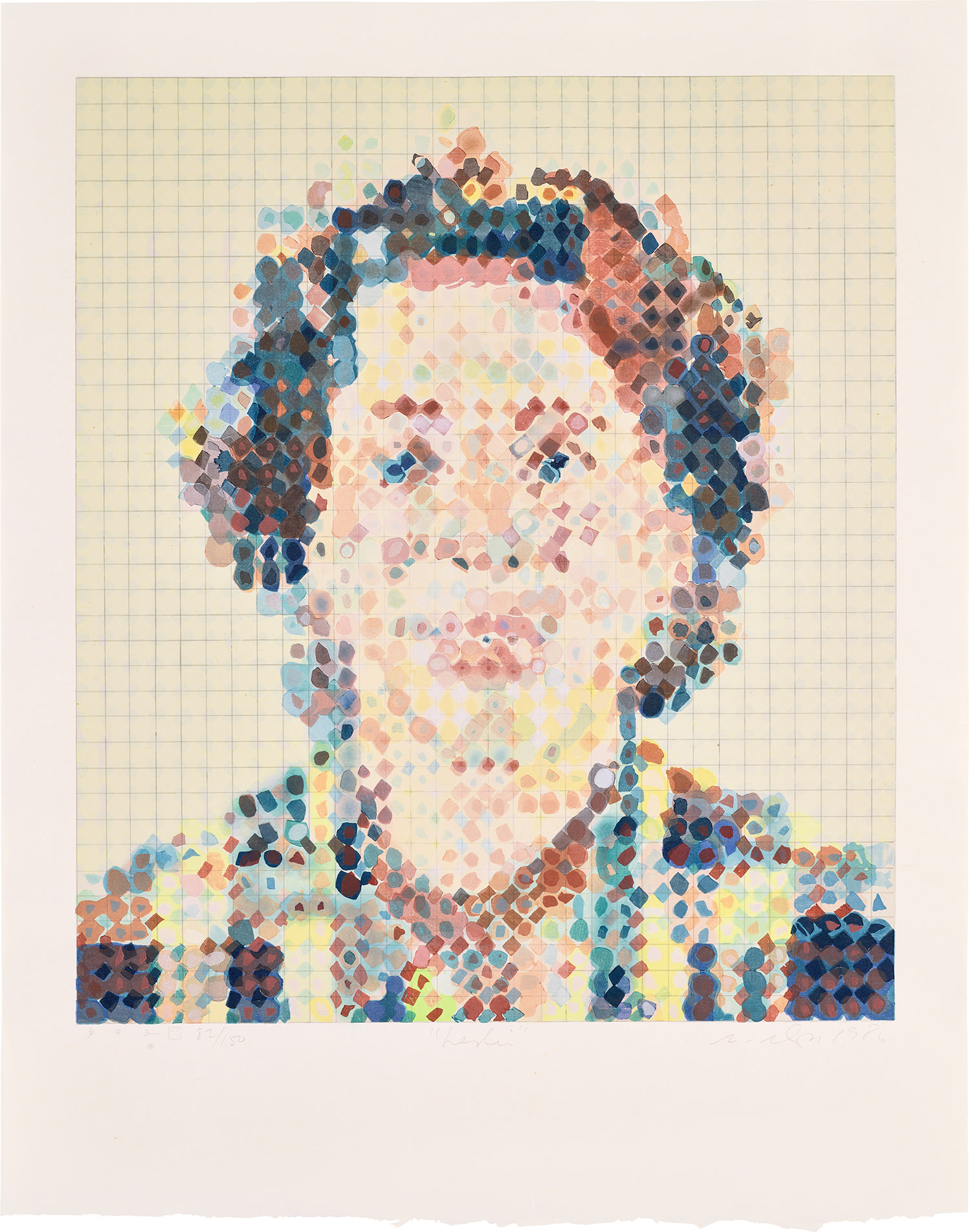 Chuck Close — Leslie