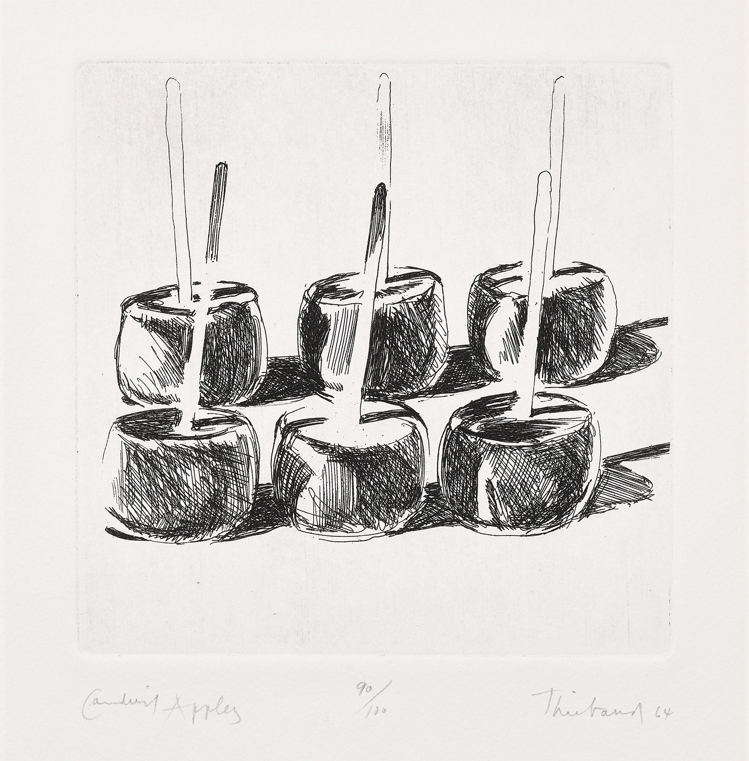Wayne Thiebaud — Candied Apples, from Delights