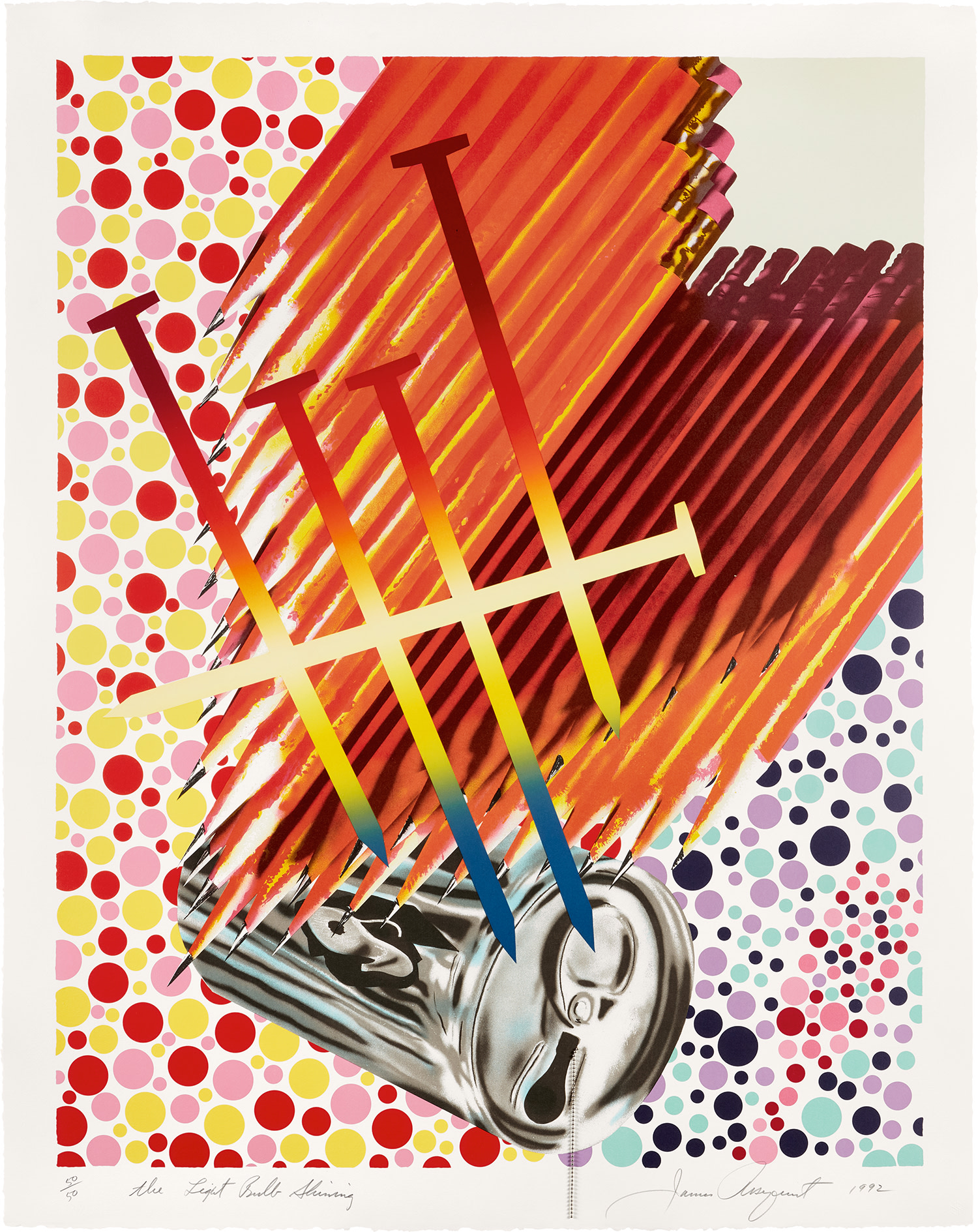 James Rosenquist — The Light Bulb Shining (G. 228)