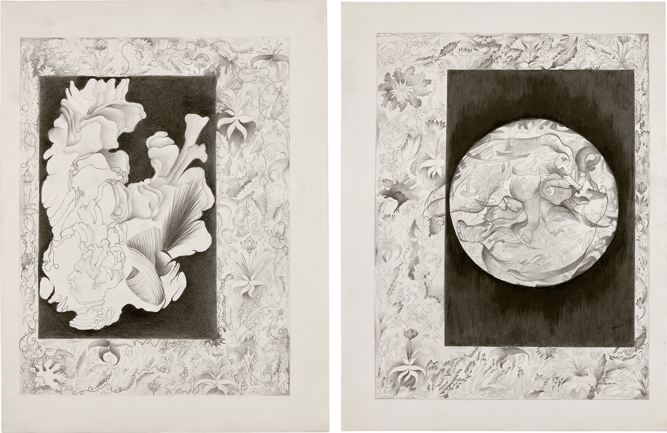 Fantastical Forms #1; and #2