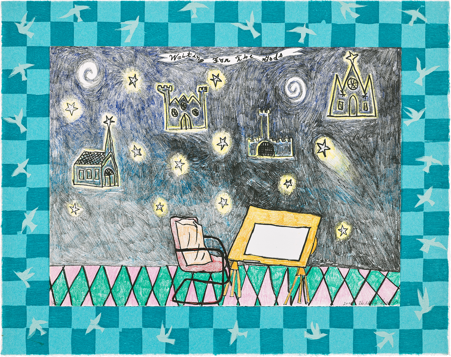 Hollis Sigler — Waiting for the Gods, from Suite for the Gods