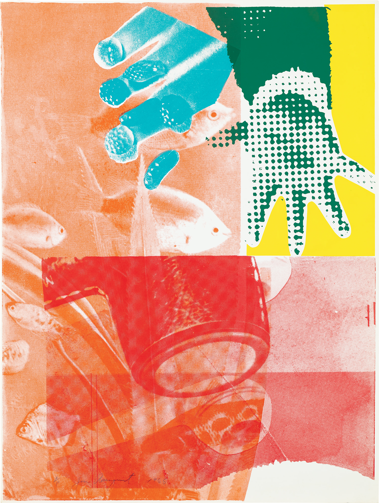 James Rosenquist — For Love, from 11 Pop Artists, Volume III (G. 13)