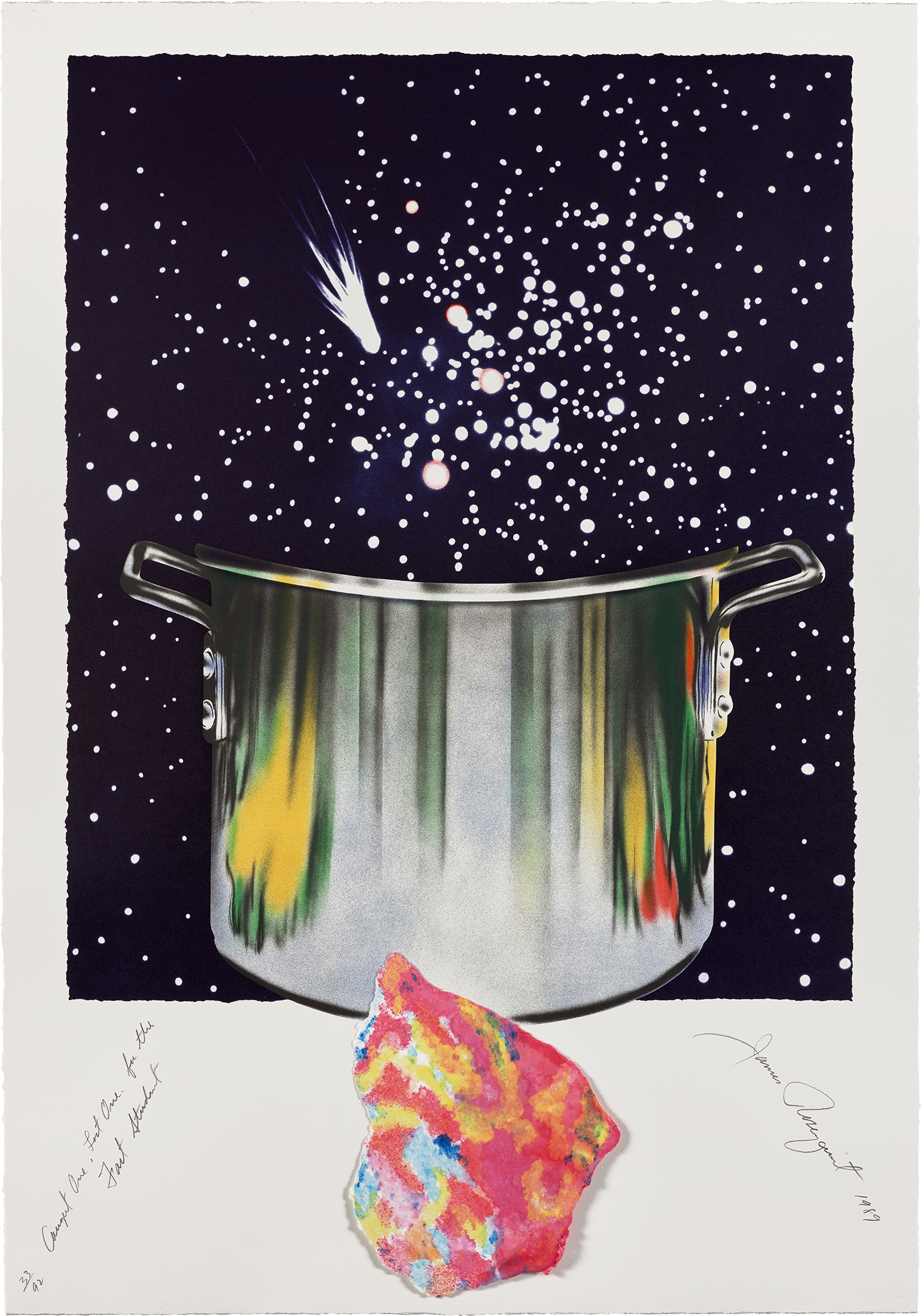 James Rosenquist — Caught One Lost One for the Fast Student or Star Catcher, from Welcome to the Water Planet (G. 222)