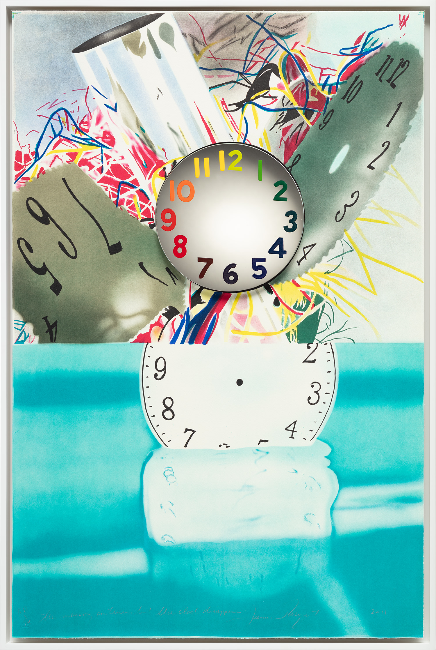 James Rosenquist — The Memory Continues but the Clock Disappears