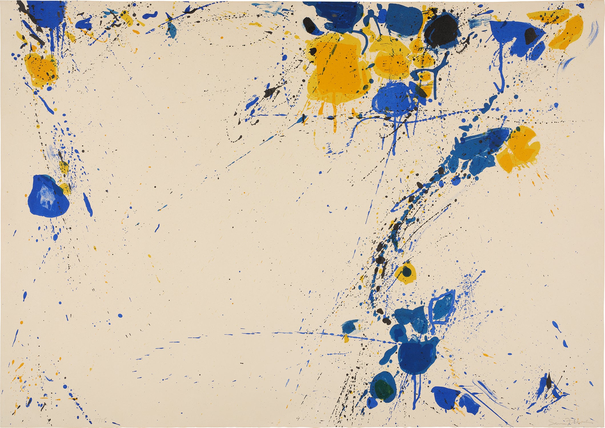 Sam Francis — Foot Print (SF-2) (L. 2)