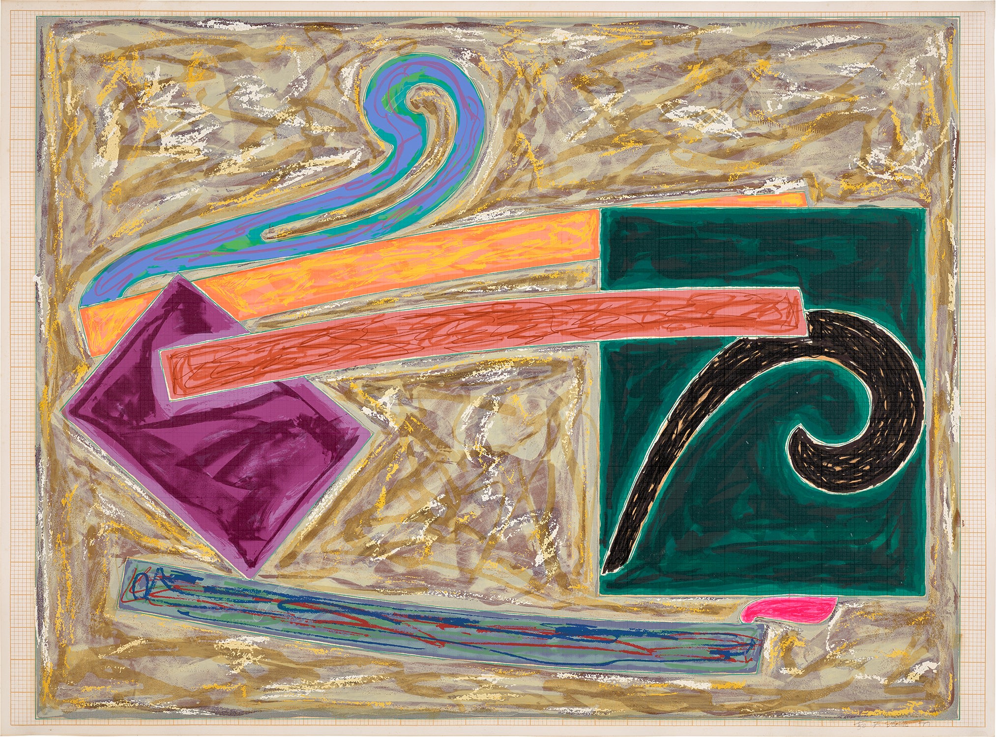 Frank Stella — Inaccessible Island Rail, from Exotic Bird Series (T. 551, A. 110)