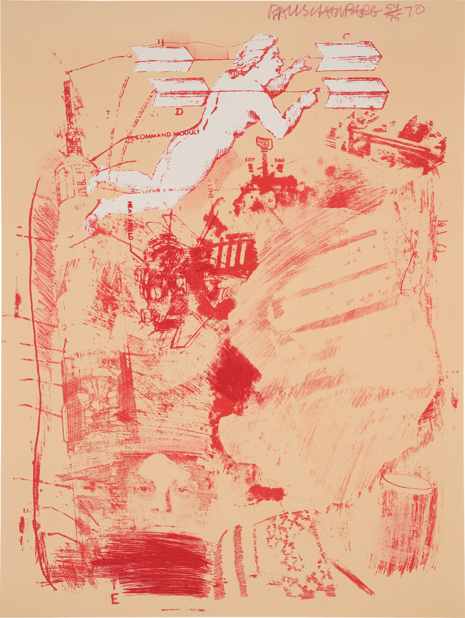 Robert Rauschenberg — Score, from Stoned Moon Series (G. 208)
