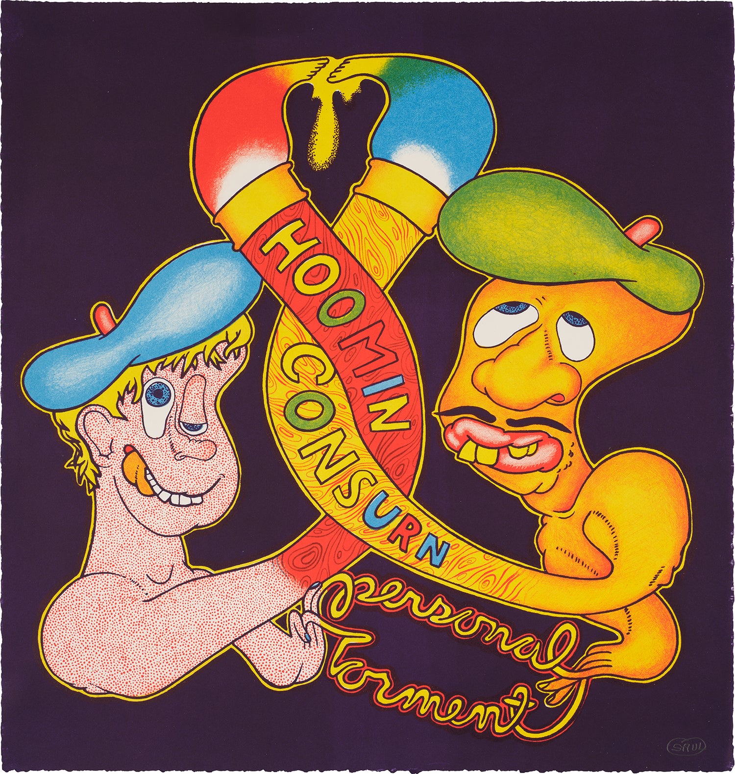 Peter Saul — Hoomin Consurn/Personal Torment