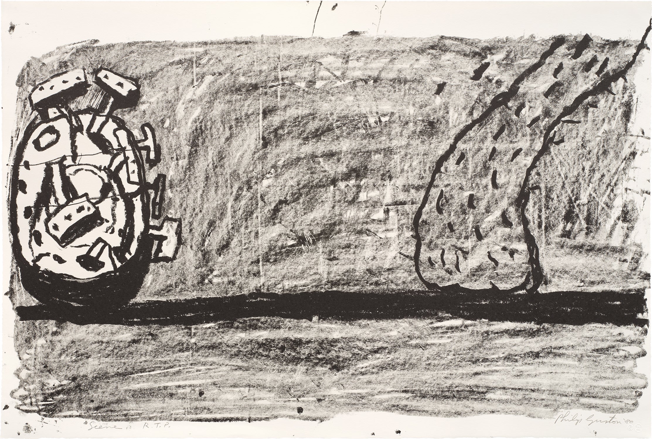 Philip Guston — Scene (G. 929)