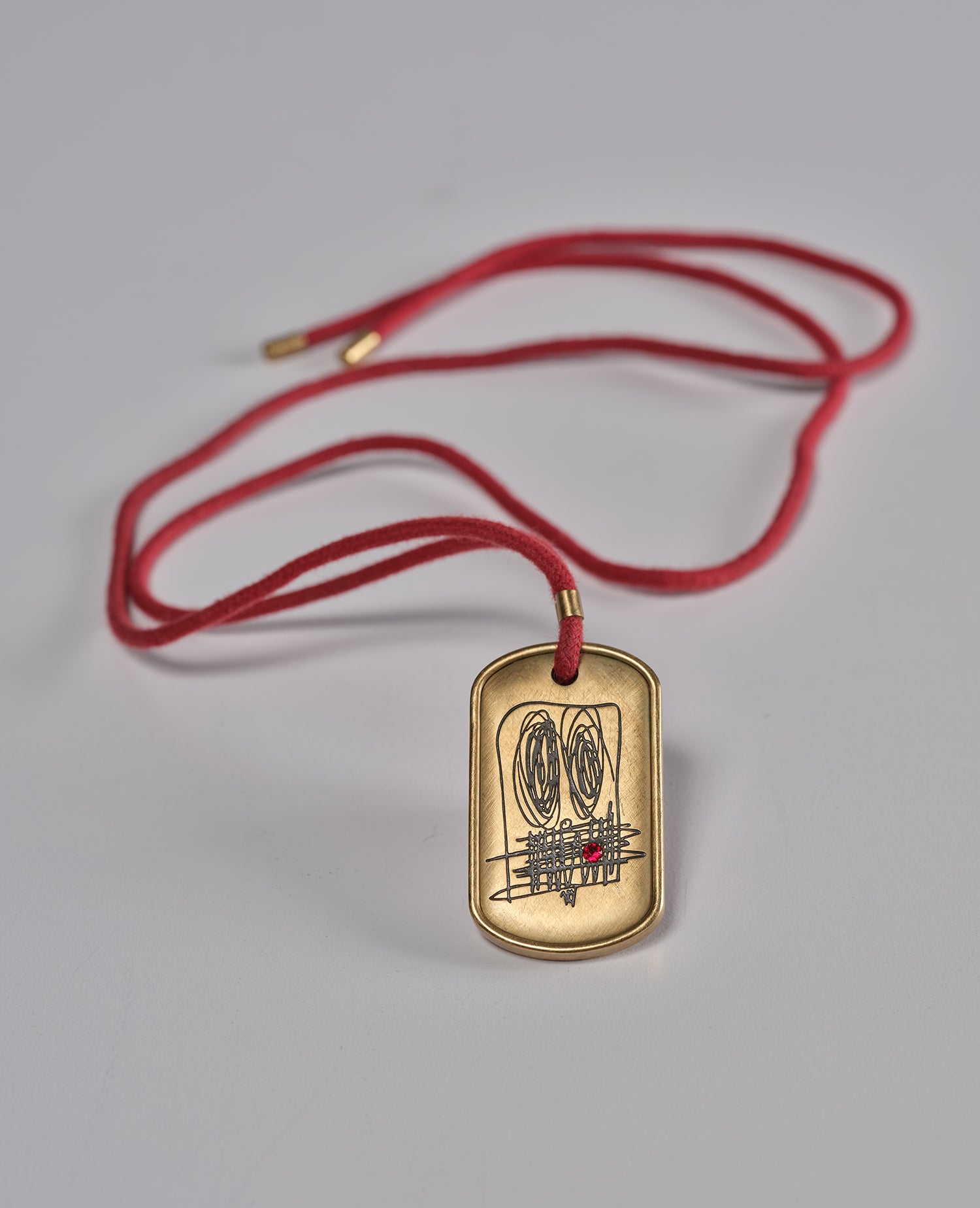 Rashid Johnson — Anxious Men Gold Military Tag