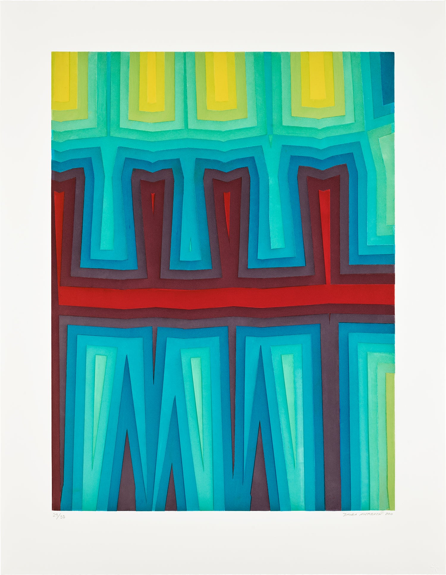 Tauba Auerbach — Fold Slice Topo I