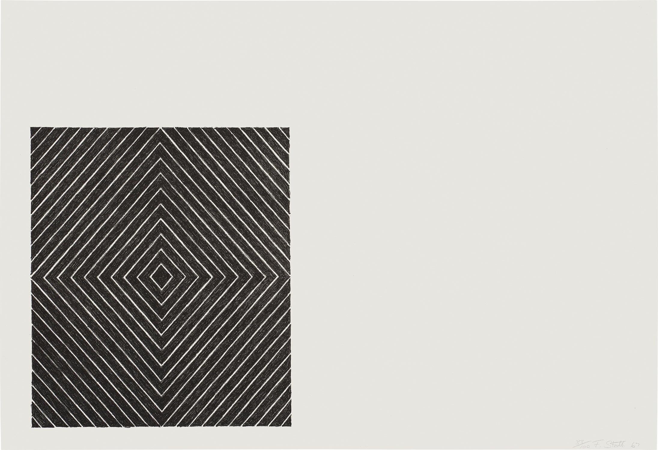 Frank Stella — Jill, from Black Series II (G. 70, A. 17)