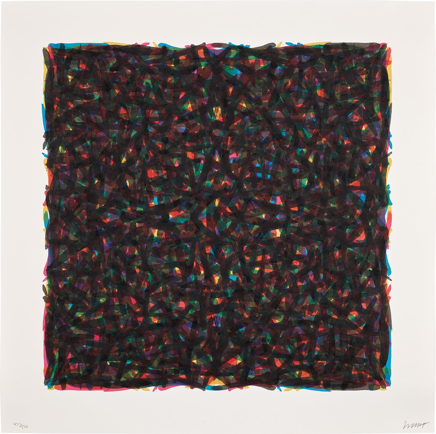 Sol LeWitt — Brushstrokes in All Directions (K. 1994.05)